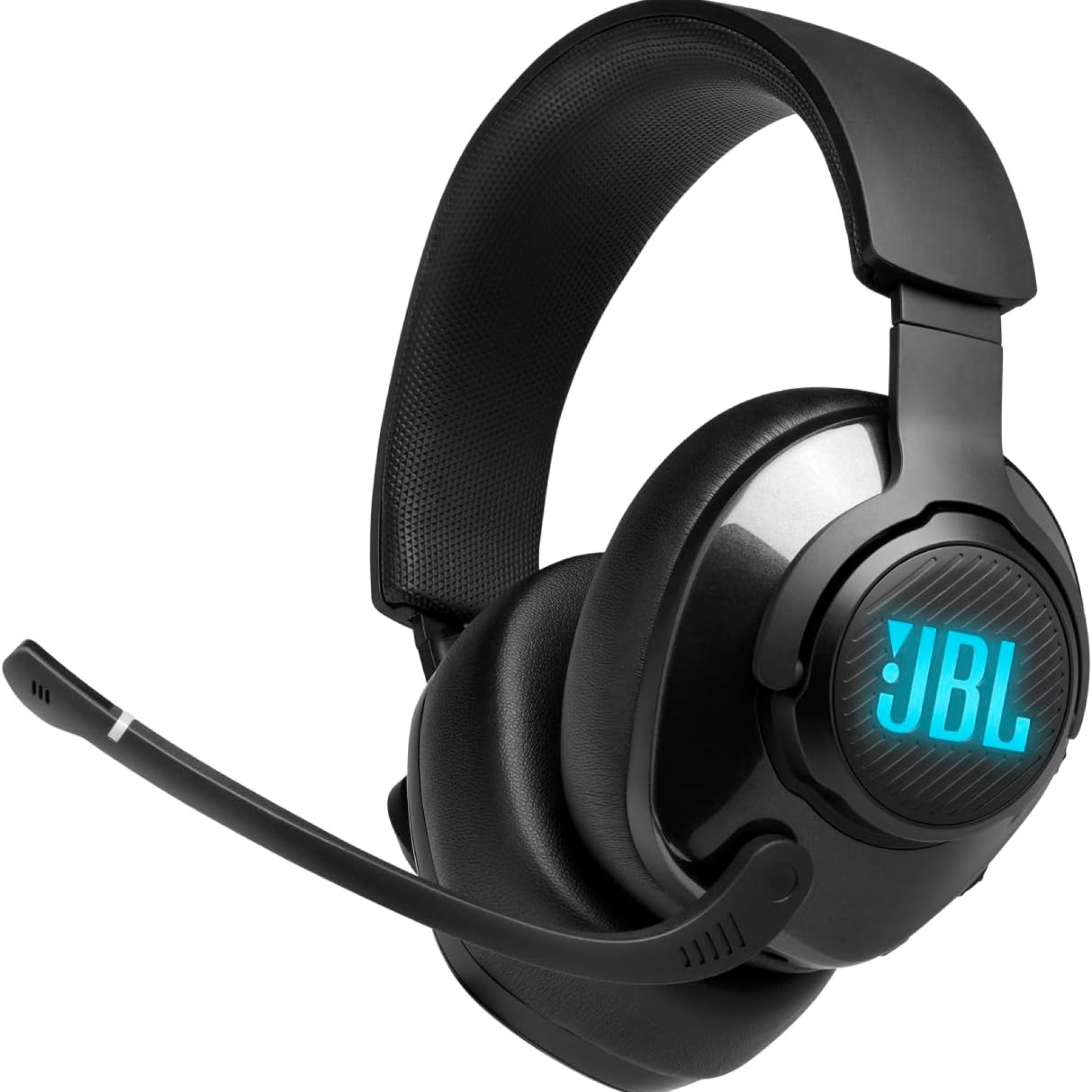 JBL Quantum 400 – USB over-ear gaming headset with game-chat balance dial, JBL QuantumSURROUND and DTS, Voice focus directional flip-up mic and memory foam ear cushions (Black) JBL Quantum 400 – USB over-ear gaming headset with game-chat balance dial, JBL QuantumSURROUND and DTS, Voice focus directional flip-up mic and memory foam ear cushions (Black)