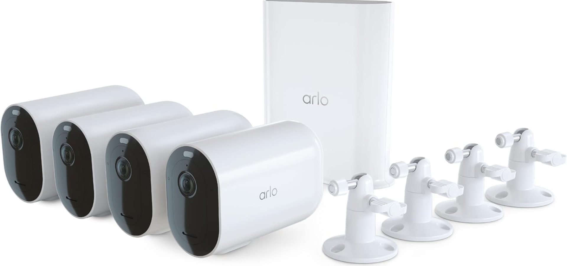 Arlo Pro 4 XL Spotlight 4 Camera Security Bundle – VMS4452P (Renewed) Arlo Pro 4 XL Spotlight 4 Camera Security Bundle – VMS4452P (Renewed)