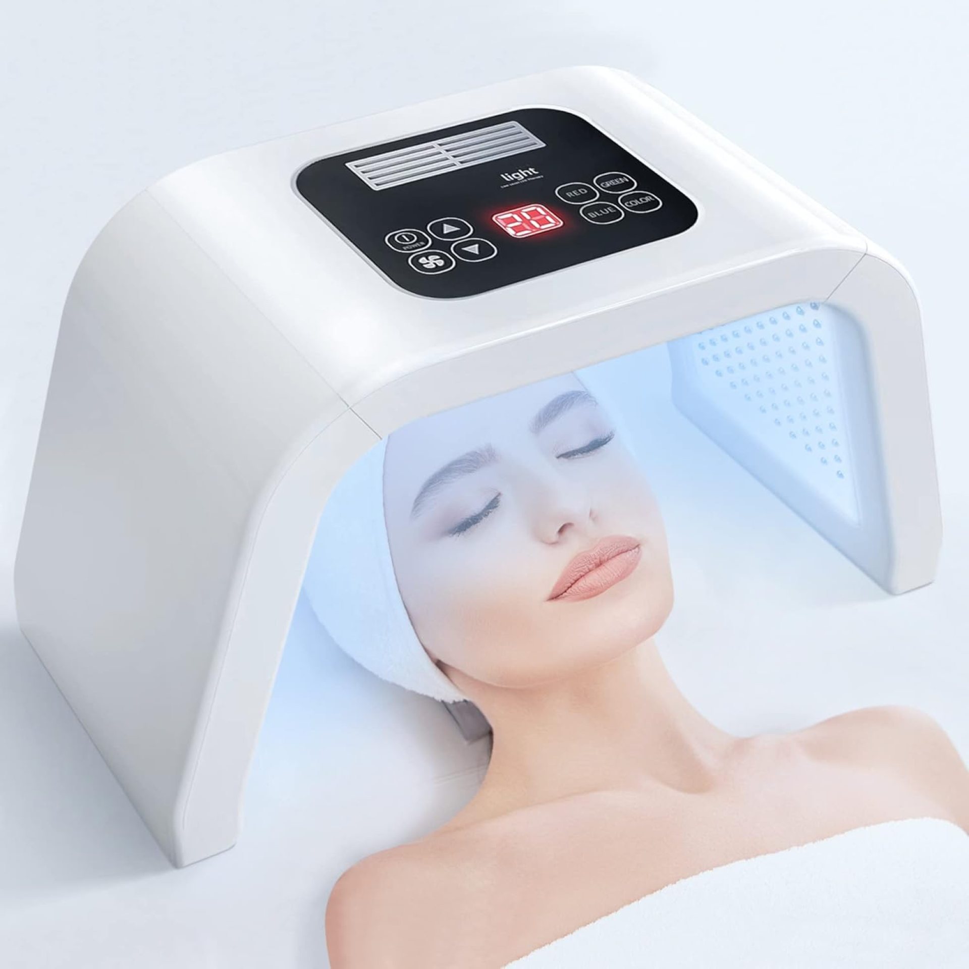 Led-Light-Therapy, Red Light Therapy for Face 7 in 1 Colors LED Facial Skin Care Tool Facial Neck Body Hand Skincare Mask Led-Light-Therapy, Red Light Therapy for Face 7 in 1 Colors LED Facial Skin Care Tool Facial Neck Body Hand Skincare Mask