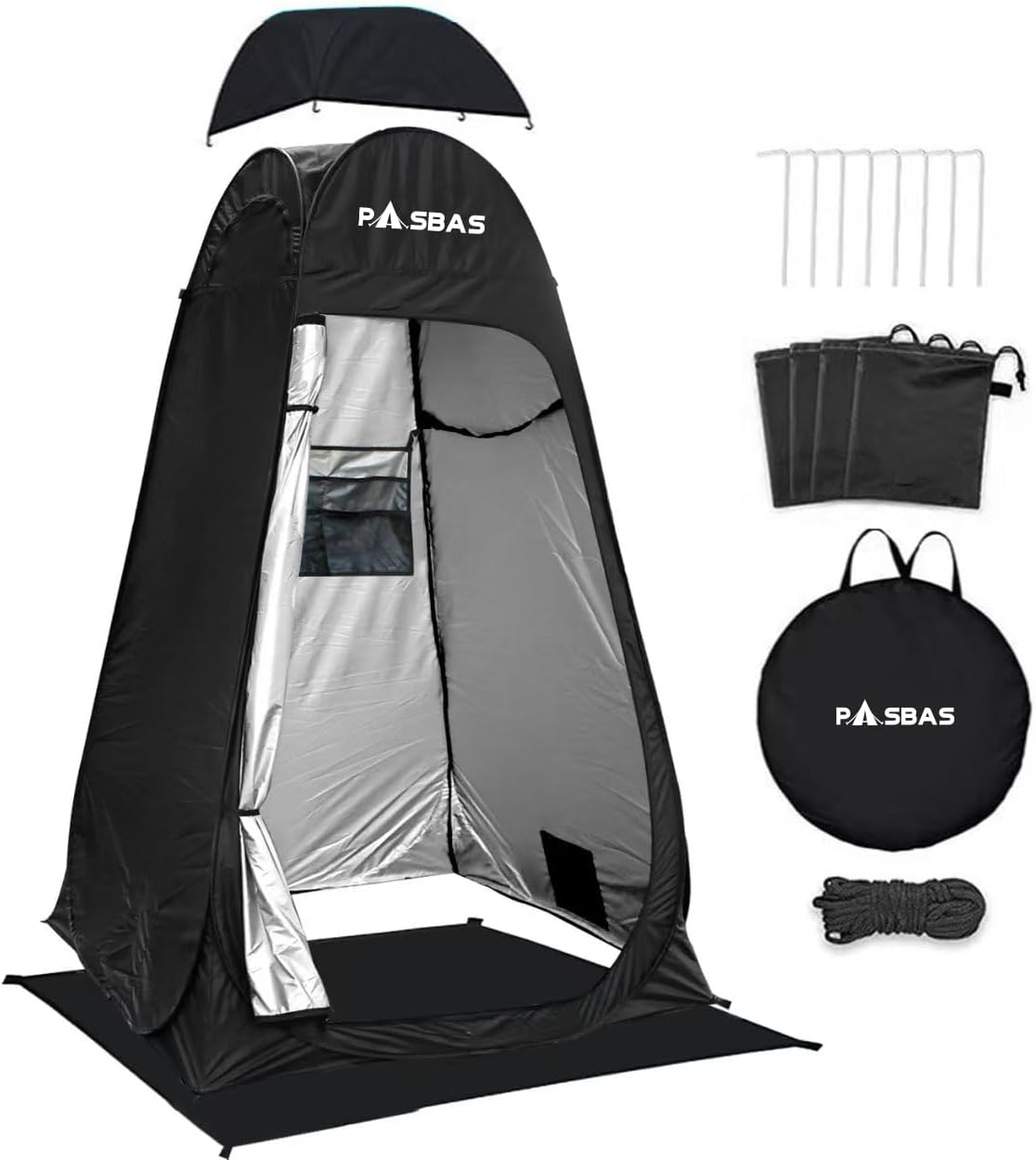 Pop Up Privacy Shower Tent with Carry Bag, Portable Outdoor Toilet Changing Dressing Room,Easy Set with rain shelter, Instant Dressing Bathroom for caming, Hiking, Fishing,UPF 50 & Waterproof, Pop Up Privacy Shower Tent with Carry Bag, Portable Outdoor Toilet Changing Dressing Room,Easy Set with rain shelter, Instant Dressing Bathroom for caming, Hiking, Fishing,UPF 50 & Waterproof,