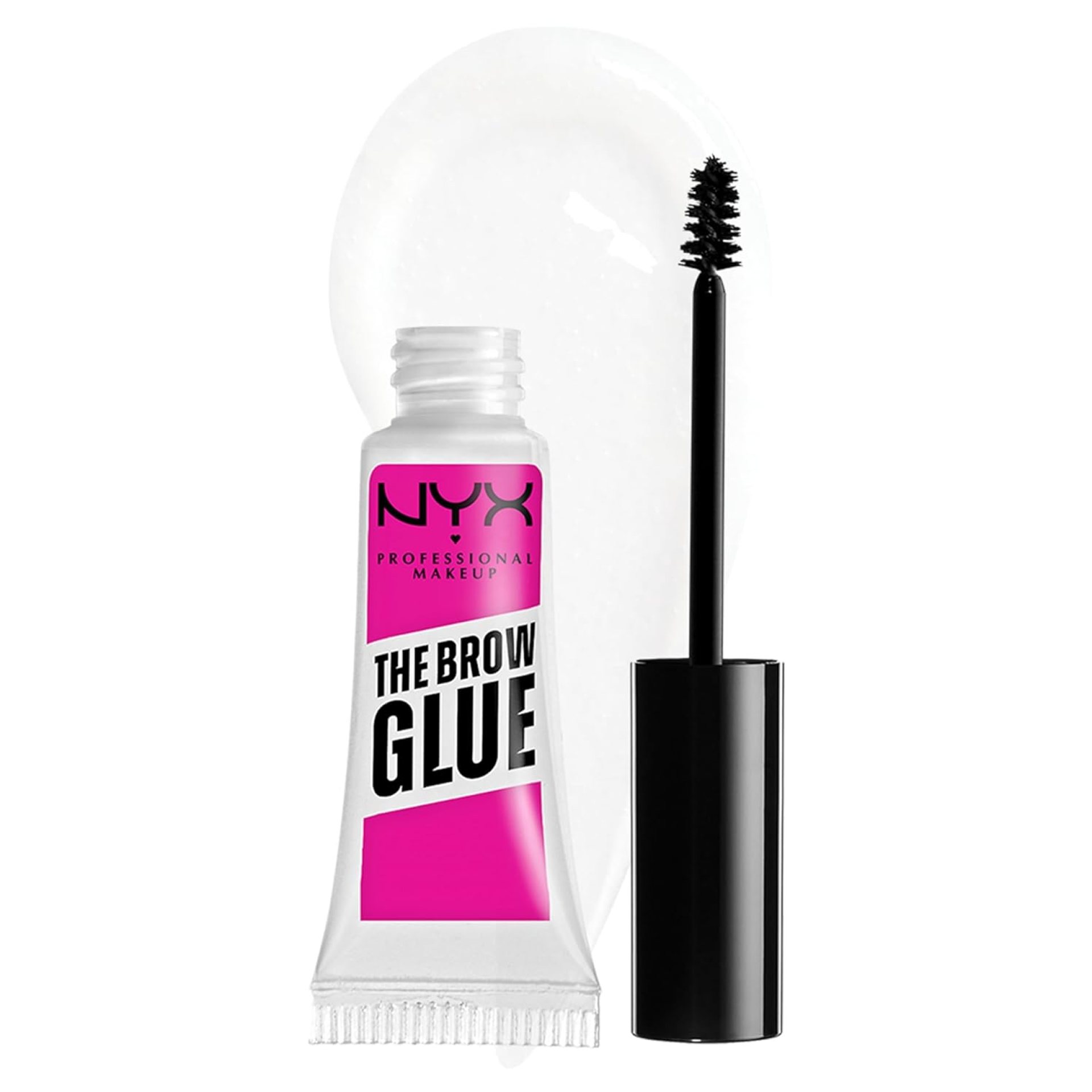 NYX PROFESSIONAL MAKEUP The Brow Glue, Extreme Hold Eyebrow Gel – Clear NYX PROFESSIONAL MAKEUP The Brow Glue, Extreme Hold Eyebrow Gel – Clear