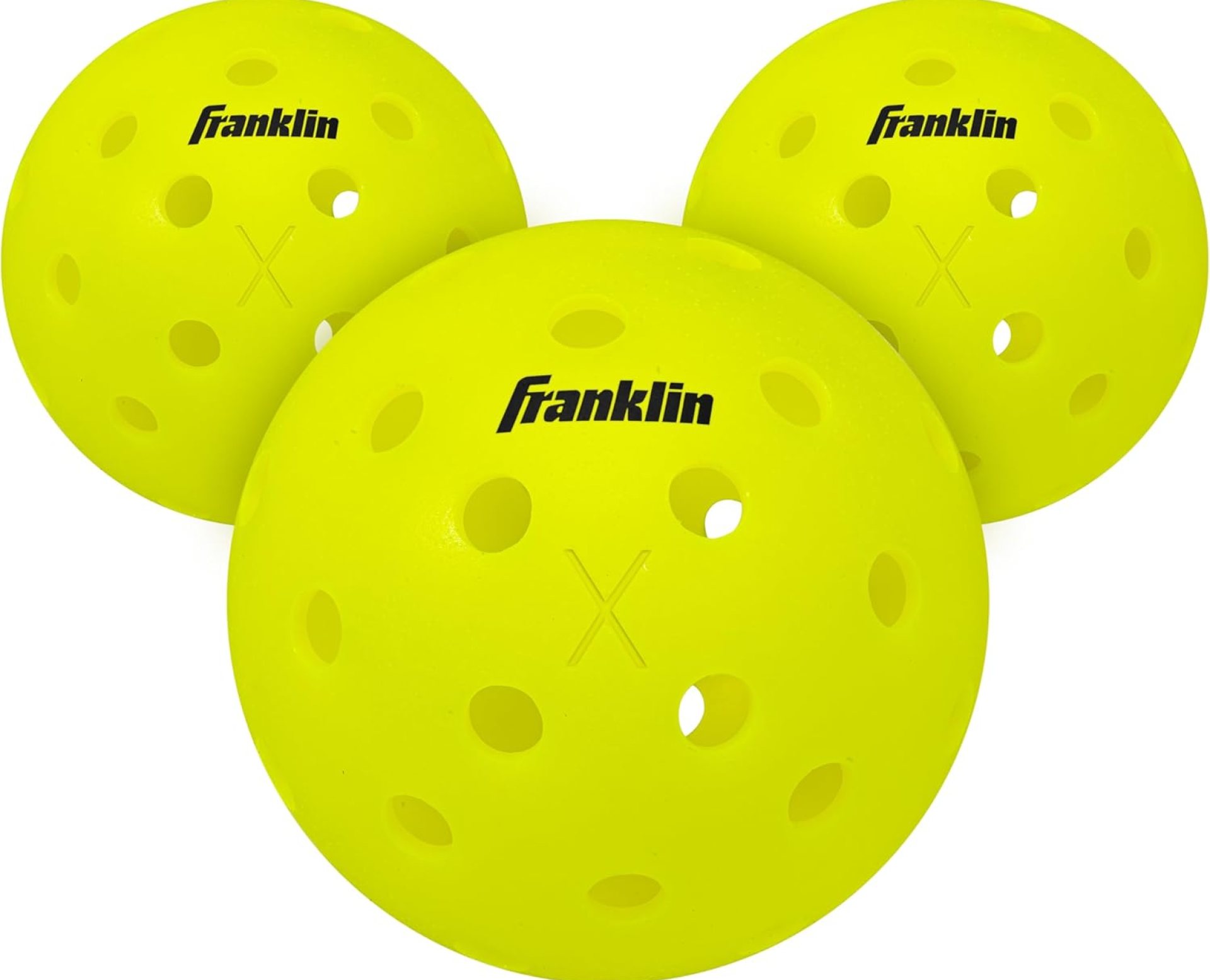 Franklin Sports X-40 Outdoor Pickleballs – Official Ball of USA Pickleball, APP Tour + Pickleball US Open – 3 Packs, 12 Packs, 36 Pickleball Buckets, 50, 100 + 400 Bulk Packs of Regulation Pickleballs Franklin Sports X-40 Outdoor Pickleballs – Official Ball of USA Pickleball, APP Tour + Pickleball US Open – 3 Packs, 12 Packs, 36 Pickleball Buckets, 50, 100 + 400 Bulk Packs of Regulation Pickleballs