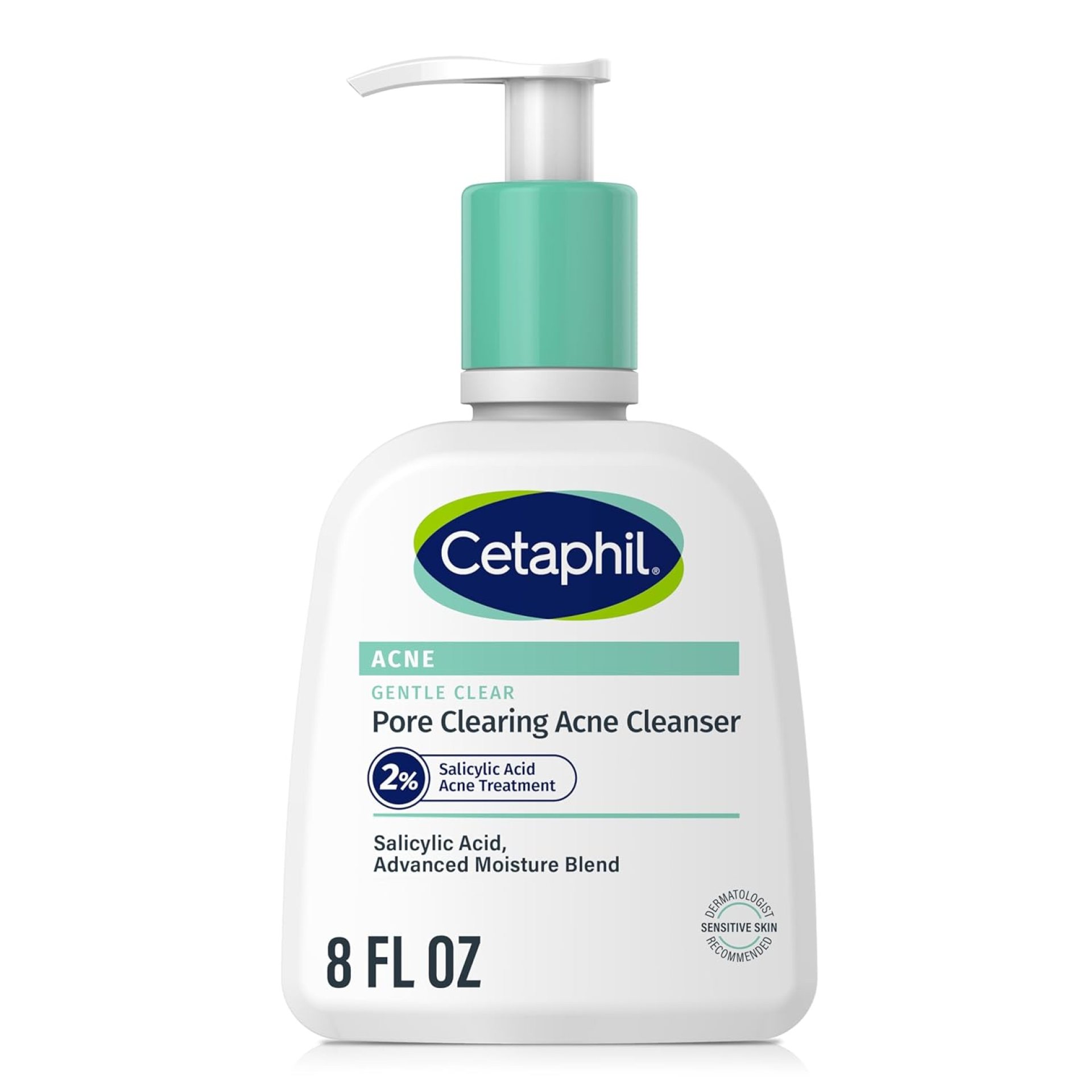 Cetaphil Gentle Clear Pore Clearing Acne Cleanser, Foaming Gel Cleanser for Sensitive, Acne-Prone Skin, 8 Fl Oz Pump Bottle, 2% Salicylic Acid, Gently Exfoliates, Dermatologist Recommended Brand Cetaphil Gentle Clear Pore Clearing Acne Cleanser, Foaming Gel Cleanser for Sensitive, Acne-Prone Skin, 8 Fl Oz Pump Bottle, 2% Salicylic Acid, Gently Exfoliates, Dermatologist Recommended Brand