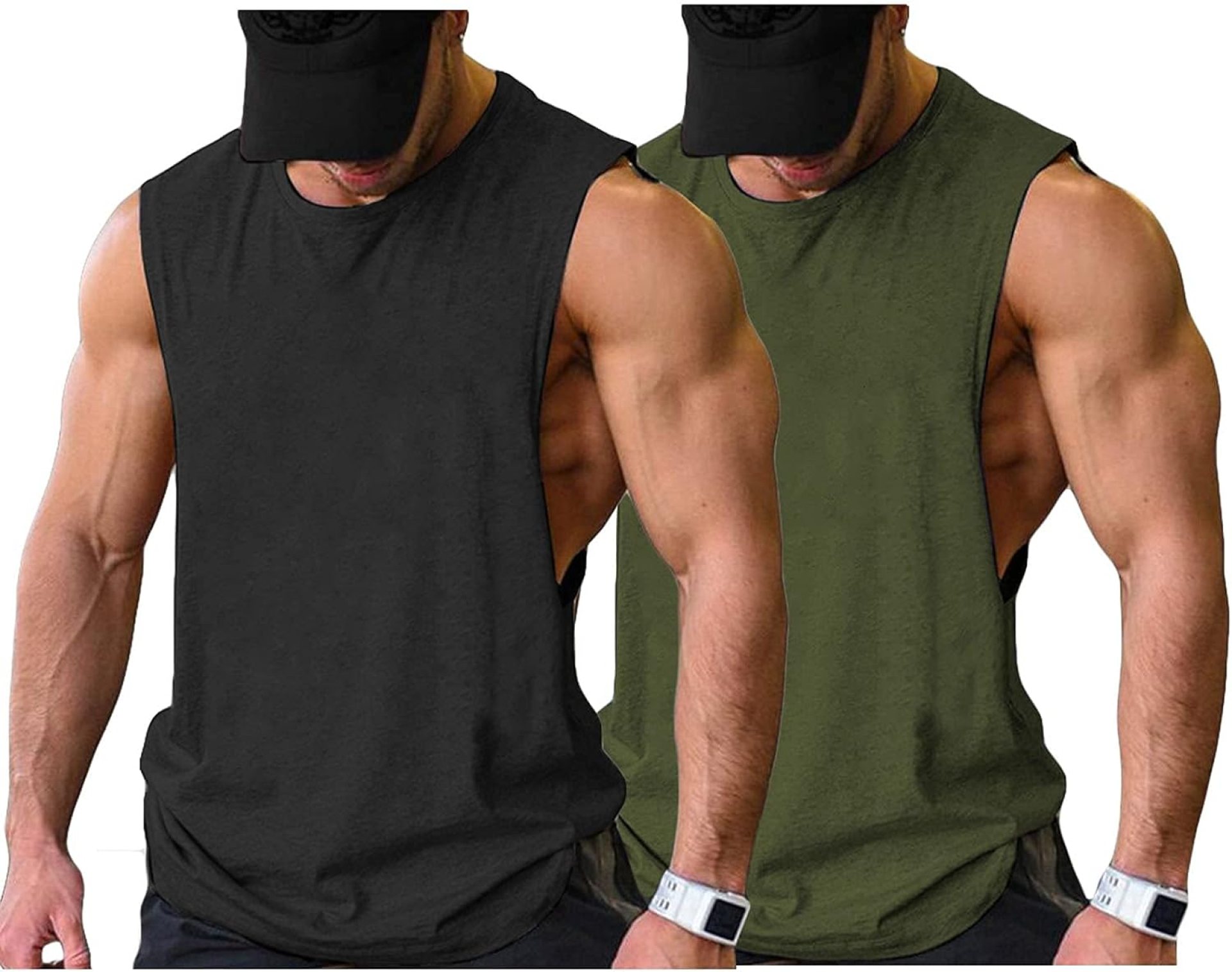 COOFANDY Men Workout Tank Top Gym Bodybuilding Sleeveless Muscle T Shirts Cut Off Shirts COOFANDY Men Workout Tank Top Gym Bodybuilding Sleeveless Muscle T Shirts Cut Off Shirts