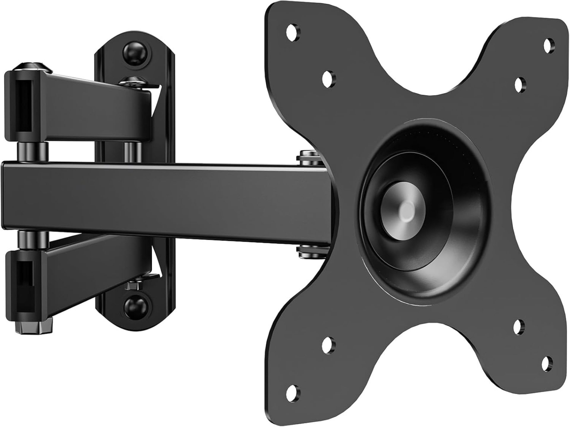 WALI TV Wall Mount Articulating LCD Monitor Full Motion 15 inch Extension Arm Tilt Swivel for Most 13 to 32 inch LED TV Flat Panel Screen with Mounting Holes up to 100x100mm (1330LM), Black WALI TV Wall Mount Articulating LCD Monitor Full Motion 15 inch Extension Arm Tilt Swivel for Most 13 to 32 inch LED TV Flat Panel Screen with Mounting Holes up to 100x100mm (1330LM), Black