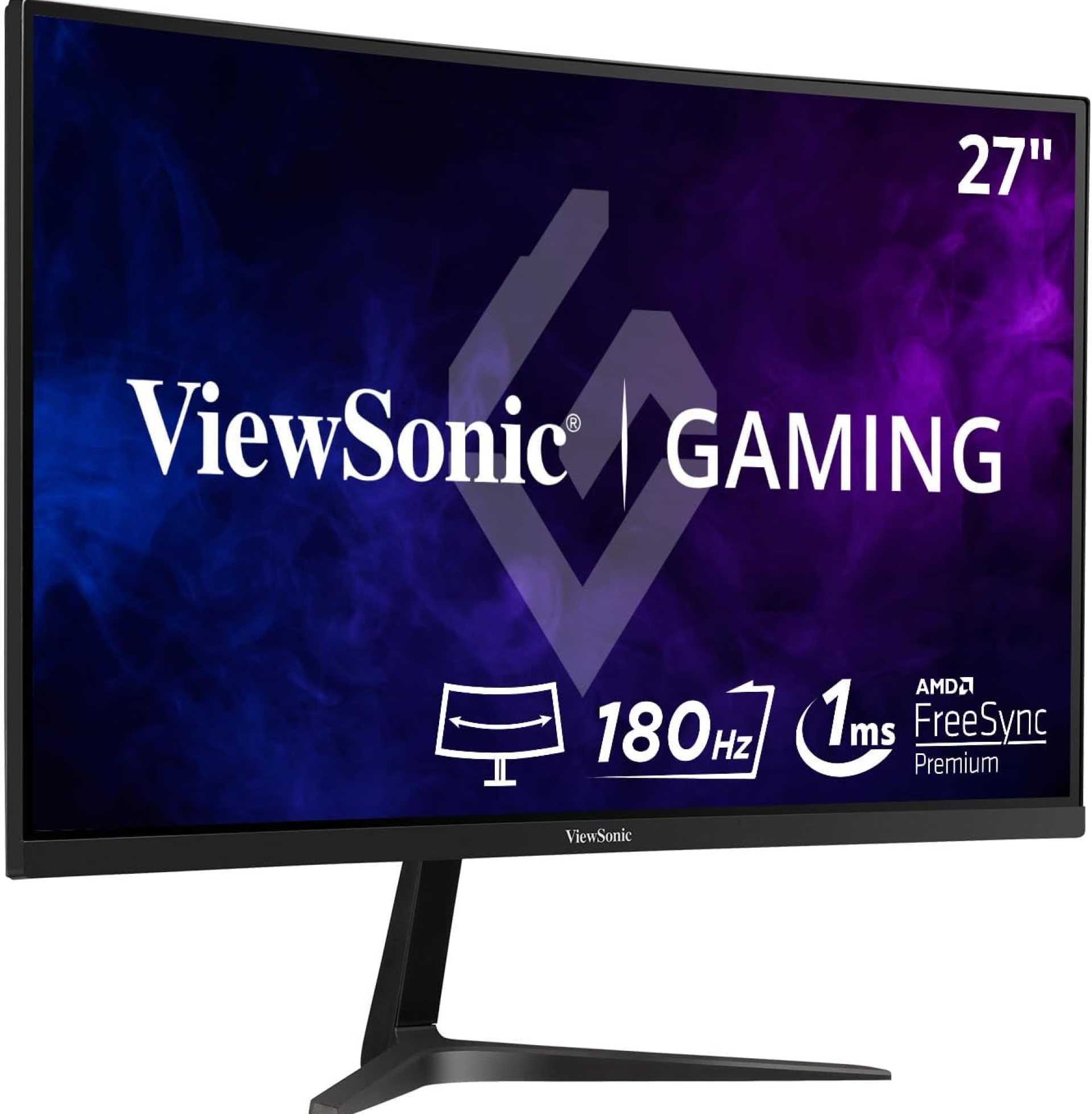 ViewSonic VX2718-2KPC-MHD 27 Inch Curved 1440p 1ms 180Hz Gaming Monitor with FreeSync Premium, Eye Care, HDMI and Display Port ViewSonic VX2718-2KPC-MHD 27 Inch Curved 1440p 1ms 180Hz Gaming Monitor with FreeSync Premium, Eye Care, HDMI and Display Port