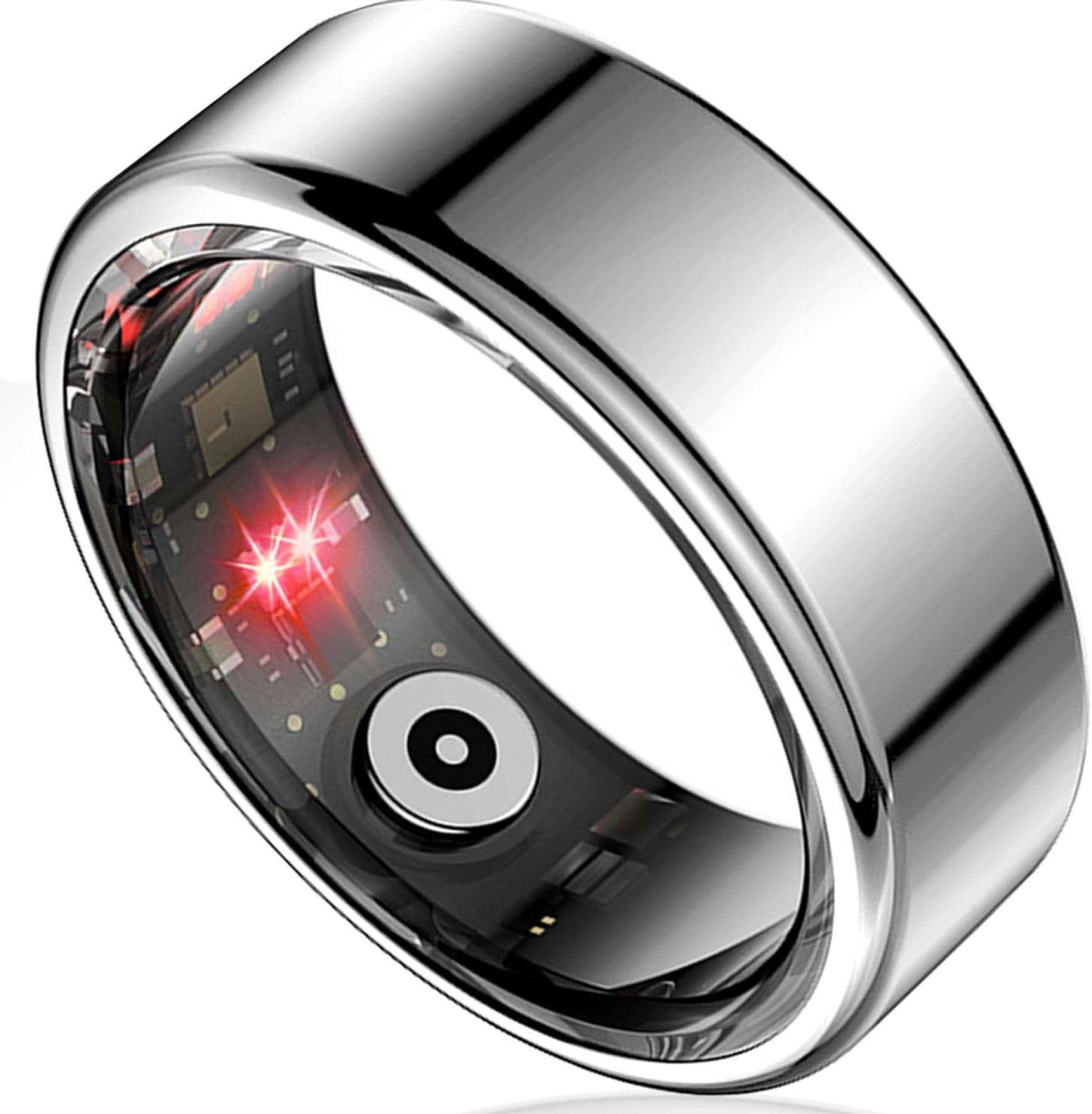 Smart Ring Health Tracker for Women Men, Sleep Tracker with Heart Rate and Blood Oxygen, Fitness Ring for Activity Monitoring, 15 Days Battery, No Subscription, Titanium Alloy (Silver, #9) Smart Ring Health Tracker for Women Men, Sleep Tracker with Heart Rate and Blood Oxygen, Fitness Ring for Activity Monitoring, 15 Days Battery, No Subscription, Titanium Alloy (Silver, #9)