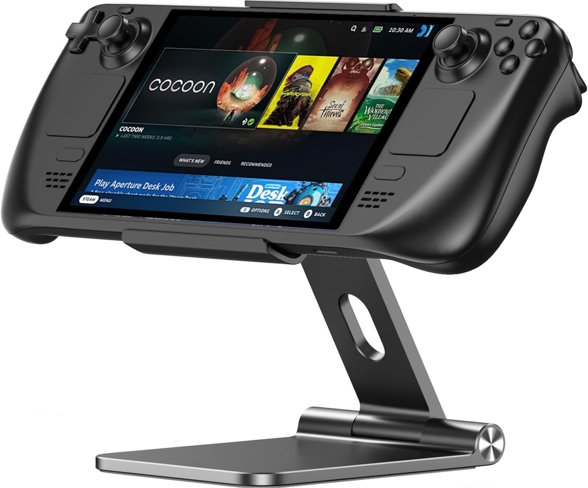 Antank Foldable Magnetic Stand Compatible with Steam Deck & Mag-Safe, Portable iPhone Stand Holder for Desk, Aluminum Alloy Adjustable Phone Stand for Steam Deck, Steam Deck OLED,iPhone 16/15/14/13/12 Antank Foldable Magnetic Stand Compatible with Steam Deck & Mag-Safe, Portable iPhone Stand Holder for Desk, Aluminum Alloy Adjustable Phone Stand for Steam Deck, Steam Deck OLED,iPhone 16/15/14/13/12