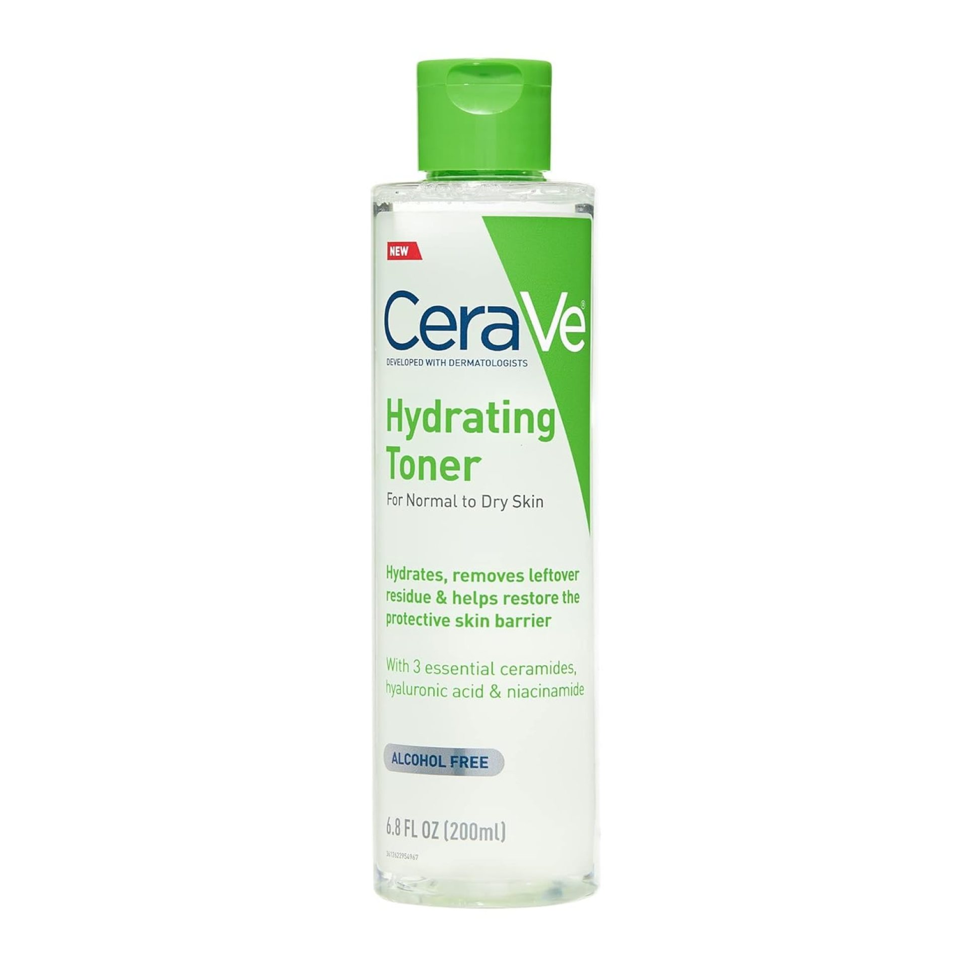 CeraVe Hydrating Toner for Face Non-Alcoholic with Hyaluronic Acid, Niacinamide, and Ceramides for Sensitive Dry Skin, Fragrance-Free Non Comedogenic, Full Size, 6.8 Fl Oz CeraVe Hydrating Toner for Face Non-Alcoholic with Hyaluronic Acid, Niacinamide, and Ceramides for Sensitive Dry Skin, Fragrance-Free Non Comedogenic, Full Size, 6.8 Fl Oz