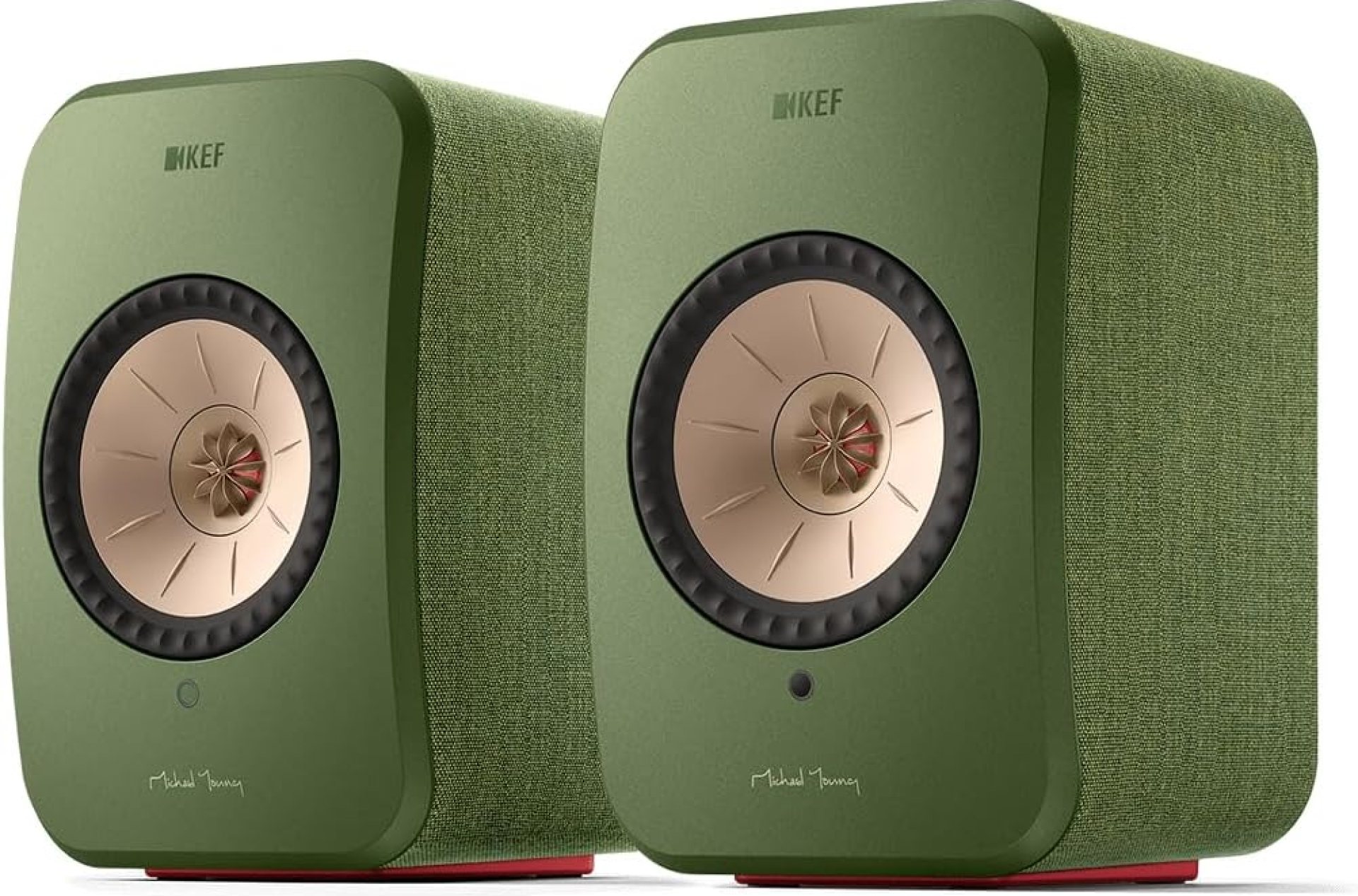 KEF LSX II Wireless HiFi Speaker System (Olive Green) KEF LSX II Wireless HiFi Speaker System (Olive Green)