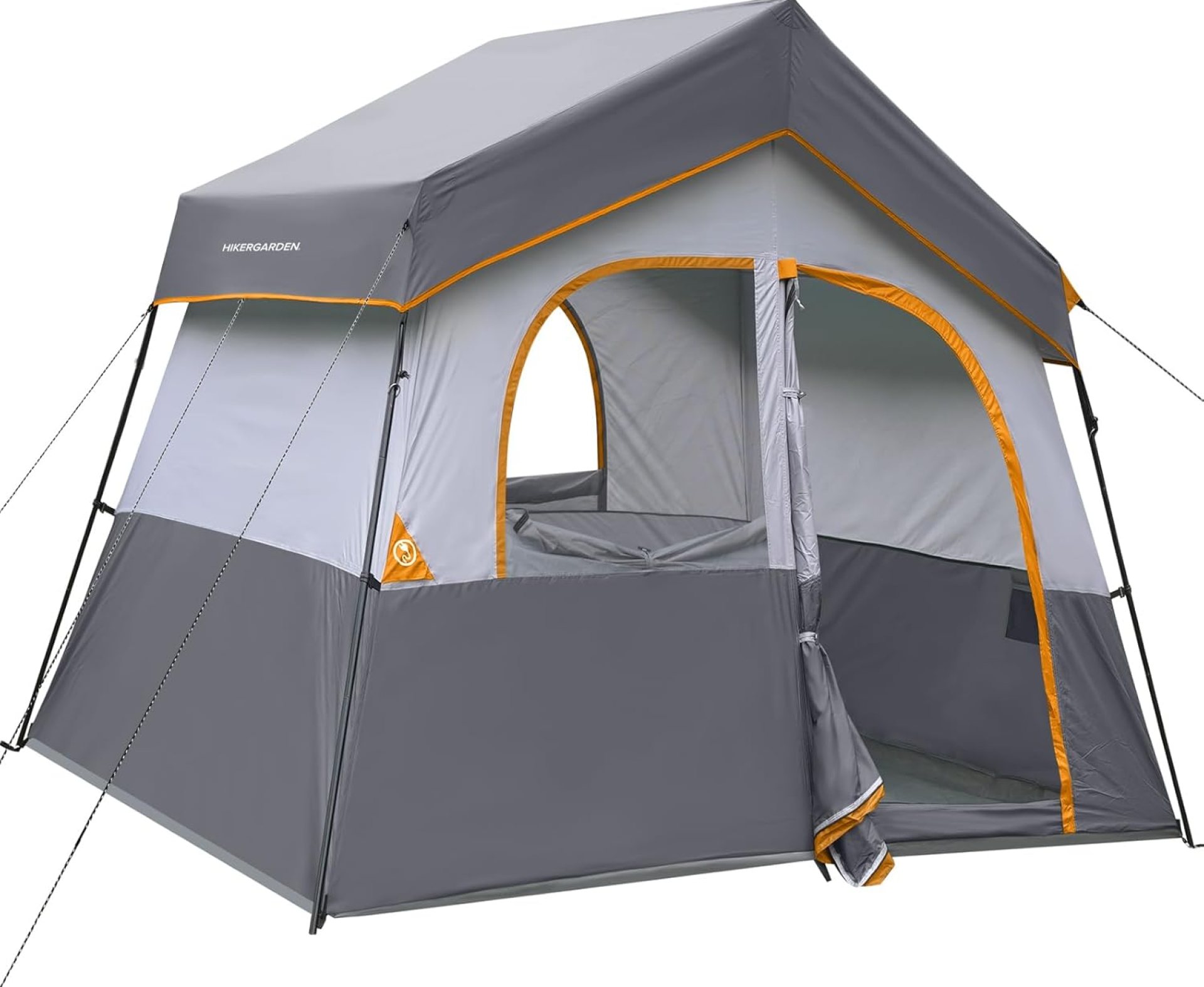 HIKERGARDEN 6-8 Person Camping Tent – Portable Family Cabin Tent for Camp, Windproof Fabric Camp Tent Outdoor for Hiking, Backpacking, Traveling HIKERGARDEN 6-8 Person Camping Tent – Portable Family Cabin Tent for Camp, Windproof Fabric Camp Tent Outdoor for Hiking, Backpacking, Traveling