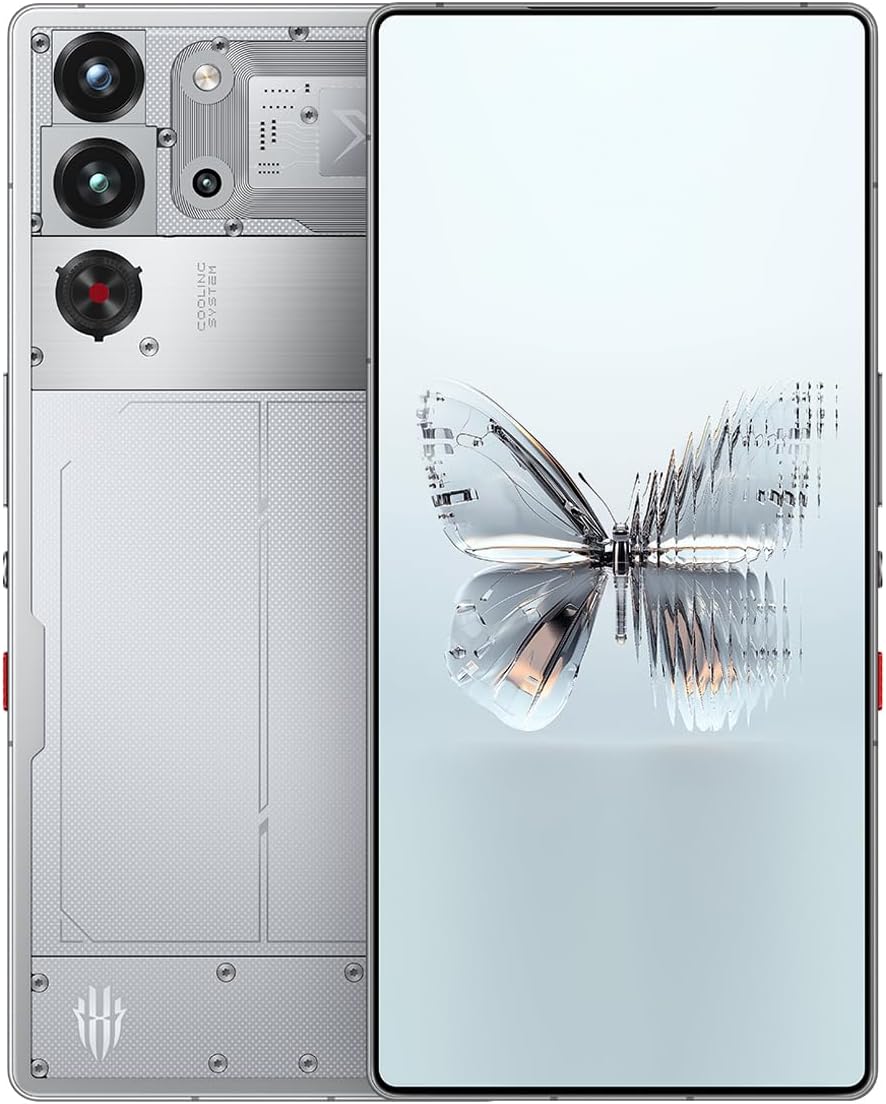 REDMAGIC 10 Pro Smartphone 5G, 144Hz Gaming Phone, 6.85″ FHD+, Under Display Camera, 7050mAh Android Phone, Snapdragon 8 Elite, 16+512GB, 80W Charger, Dual-Sim, US Unlocked Cell Phone Silver REDMAGIC 10 Pro Smartphone 5G, 144Hz Gaming Phone, 6.85″ FHD+, Under Display Camera, 7050mAh Android Phone, Snapdragon 8 Elite, 16+512GB, 80W Charger, Dual-Sim, US Unlocked Cell Phone Silver