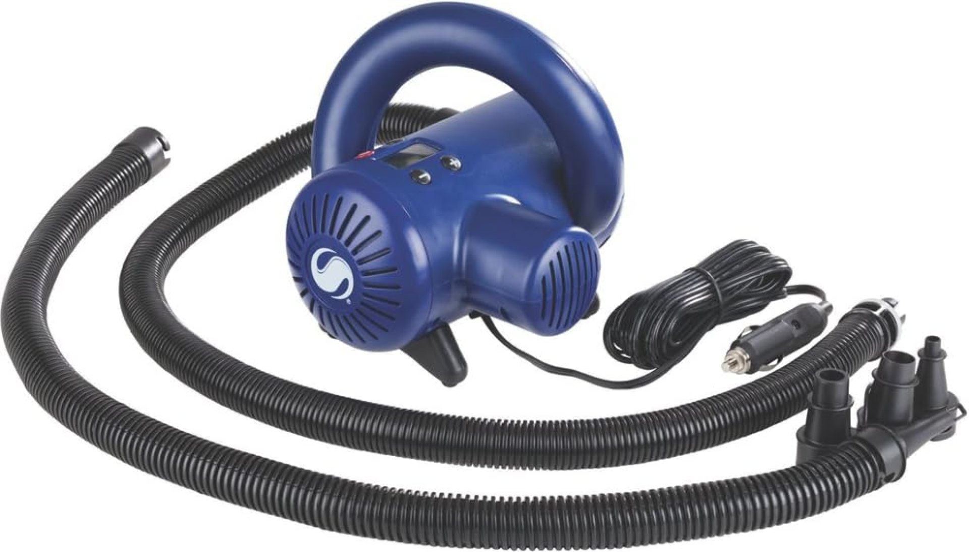 Sevylor High-Pressure Electric Pump, 12V Portable Air Pump for Paddle Boards, Kayaks, Inflatables, and Balloons – 15 PSI Sevylor High-Pressure Electric Pump, 12V Portable Air Pump for Paddle Boards, Kayaks, Inflatables, and Balloons – 15 PSI