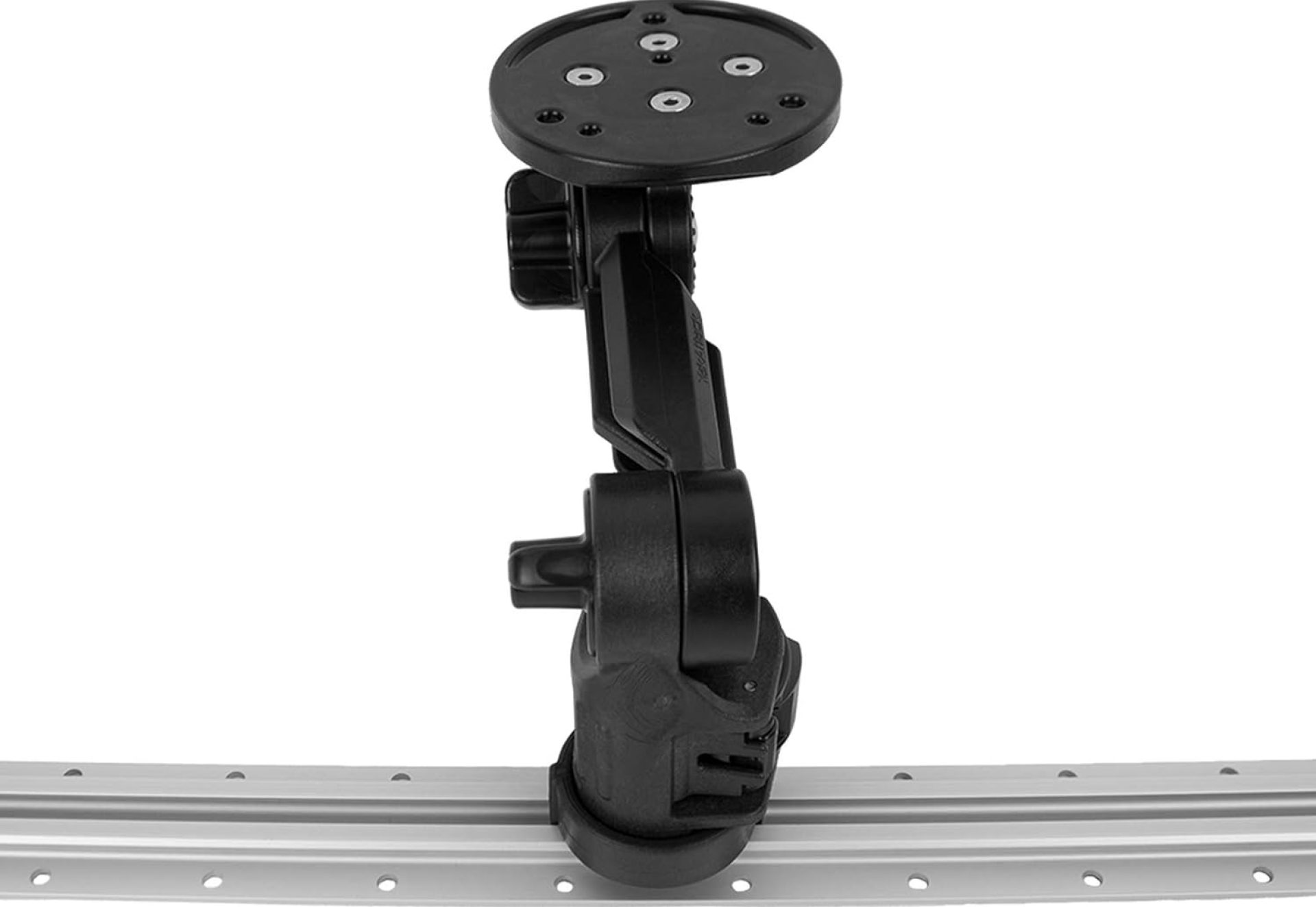 YakAttack Round Base Fish Finder Mount | Kayak Track Mount | Fits Garmin Striker 4 & Raymarine Dragonfly 7 Pro | Secure Kayak Rail Mount | Works with GearTrac & MightyMount | Hardware Included YakAttack Round Base Fish Finder Mount | Kayak Track Mount | Fits Garmin Striker 4 & Raymarine Dragonfly 7 Pro | Secure Kayak Rail Mount | Works with GearTrac & MightyMount | Hardware Included