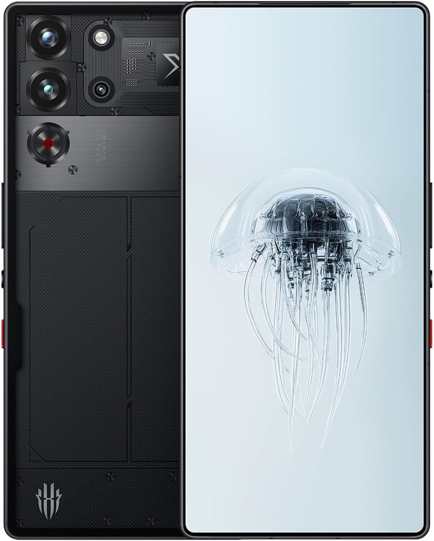 REDMAGIC 10 Pro Smartphone 5G, 144Hz Gaming Phone, 6.85″ FHD+, Under Display Camera, 7050mAh Android Phone, Snapdragon 8 Elite, 16+512GB, 80W Charger, Dual-Sim, Unlocked Phone Transparent REDMAGIC 10 Pro Smartphone 5G, 144Hz Gaming Phone, 6.85″ FHD+, Under Display Camera, 7050mAh Android Phone, Snapdragon 8 Elite, 16+512GB, 80W Charger, Dual-Sim, Unlocked Phone Transparent