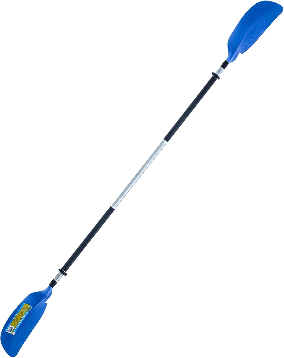 Seachoice Curved-Blade Kayak Paddle, 2-Piece 1-1/8 in. Diameter Anodized Aluminum Shaft, 17 in. X 7-3/8 in. Blades Seachoice Curved-Blade Kayak Paddle, 2-Piece 1-1/8 in. Diameter Anodized Aluminum Shaft, 17 in. X 7-3/8 in. Blades