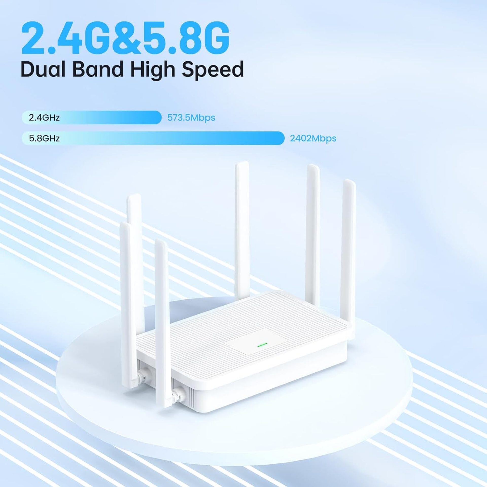 UeeVii WR3000K WiFi6 AX3000 WiFi Router, Dual Band 6-Antennas Wireless Router, Suitable for Wireless Bridge and AP Home Router, One-Click WPS&MESH, Good Heat Dissipation UeeVii WR3000K WiFi6 AX3000 WiFi Router, Dual Band 6-Antennas Wireless Router, Suitable for Wireless Bridge and AP Home Router, One-Click WPS&MESH, Good Heat Dissipation