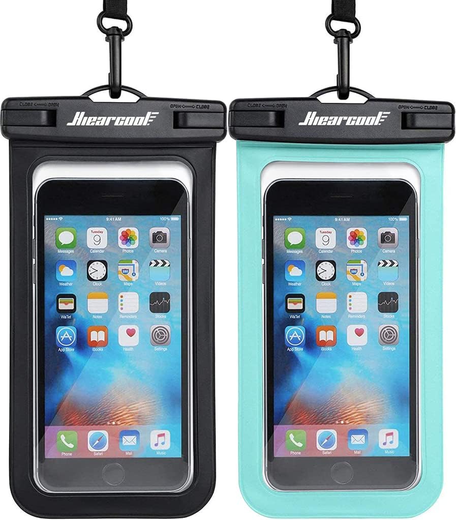 Hiearcool Waterproof Phone Pouch, Waterproof Phone Case for iPhone 16 15 14 13 Pro Max, IPX8 Cellphone Dry Bag Beach Cruise Ship Essentials 2Pack-8.3″ Hiearcool Waterproof Phone Pouch, Waterproof Phone Case for iPhone 16 15 14 13 Pro Max, IPX8 Cellphone Dry Bag Beach Cruise Ship Essentials 2Pack-8.3″