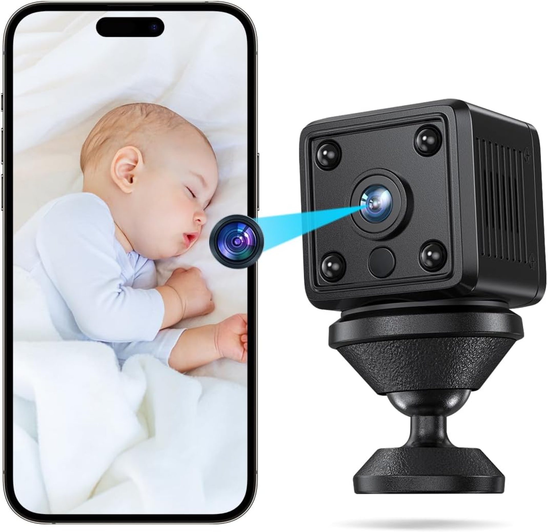 Hidden Cameras-1080P HD Security Camera – Spy Camera – Nanny Cam – Best Mini – Small WiFi Wireless Pet Cameras – Surveillance Camera with Motion Detection and Night Vision for Home Security Hidden Cameras-1080P HD Security Camera – Spy Camera – Nanny Cam – Best Mini – Small WiFi Wireless Pet Cameras – Surveillance Camera with Motion Detection and Night Vision for Home Security