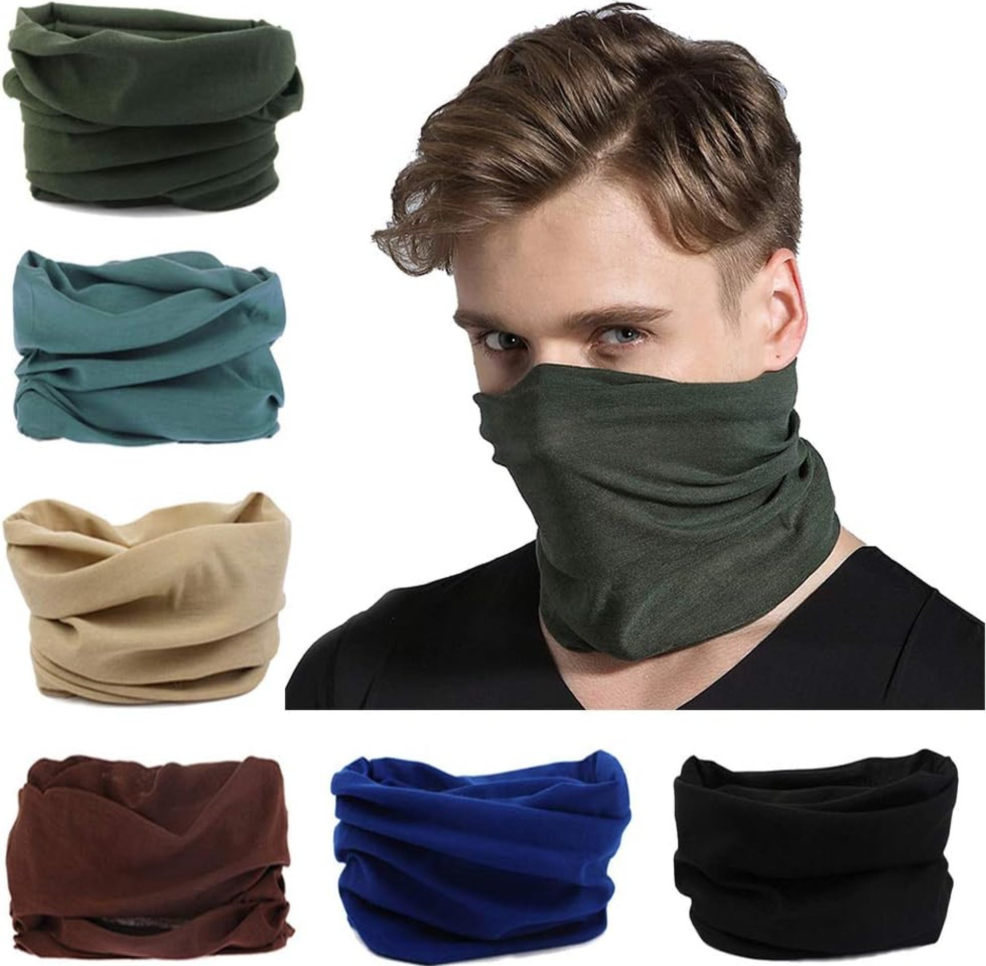 Toes Home 6PCS Outdoor Headband Elastic Seamless Bandana Neck Gaiter Scarf Sport Headwear Boho Series for Yoga Hiking Toes Home 6PCS Outdoor Headband Elastic Seamless Bandana Neck Gaiter Scarf Sport Headwear Boho Series for Yoga Hiking
