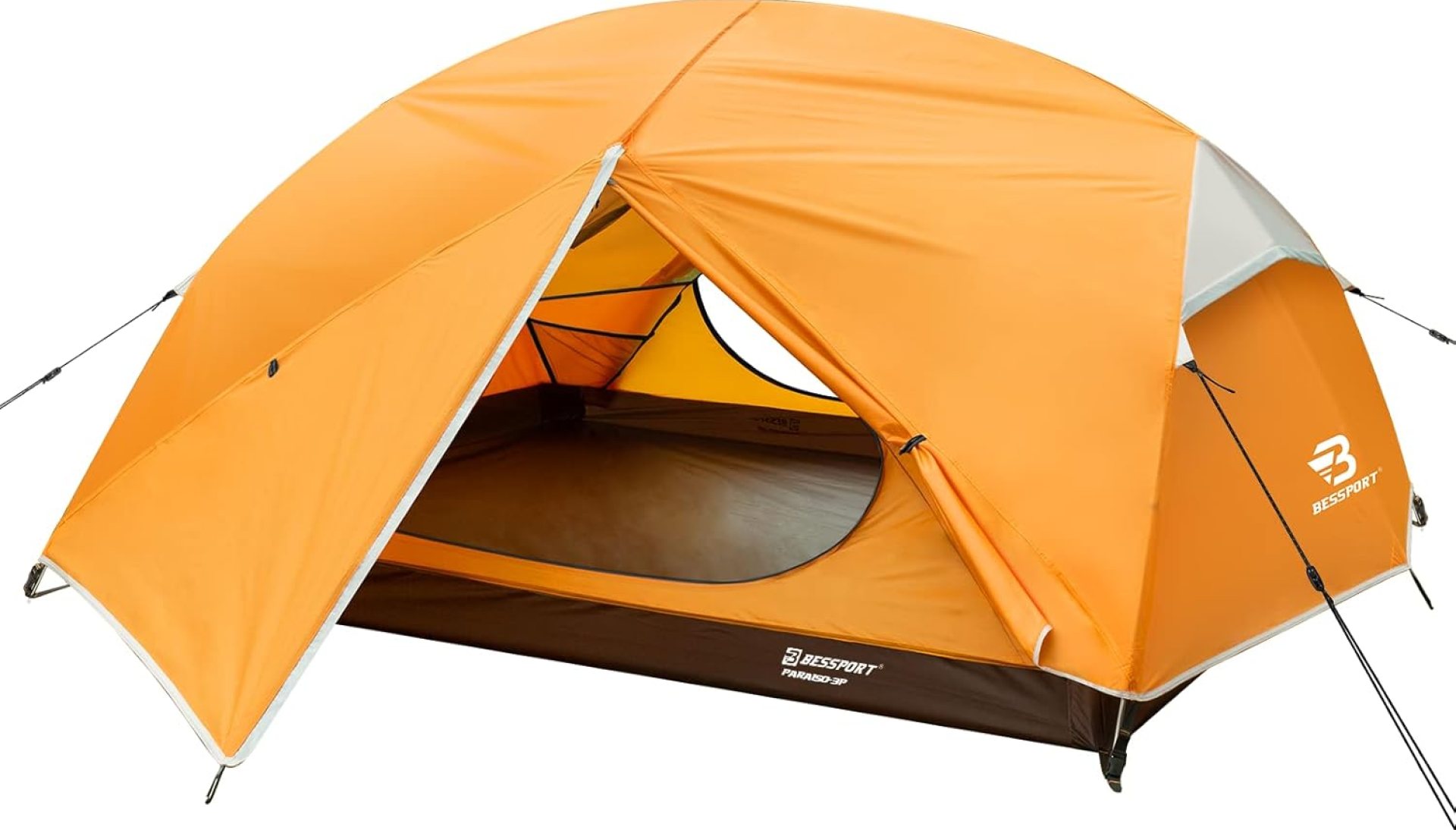 Bessport Camping Tent for 2-3 Person, Lightweight Backpacking Tent Waterproof Windproof Two Doors Easy Setup Double Layer Outdoor Tents for 3 to 4 Seasons, Suitable for Outdoor,Hiking,Camping Bessport Camping Tent for 2-3 Person, Lightweight Backpacking Tent Waterproof Windproof Two Doors Easy Setup Double Layer Outdoor Tents for 3 to 4 Seasons, Suitable for Outdoor,Hiking,Camping