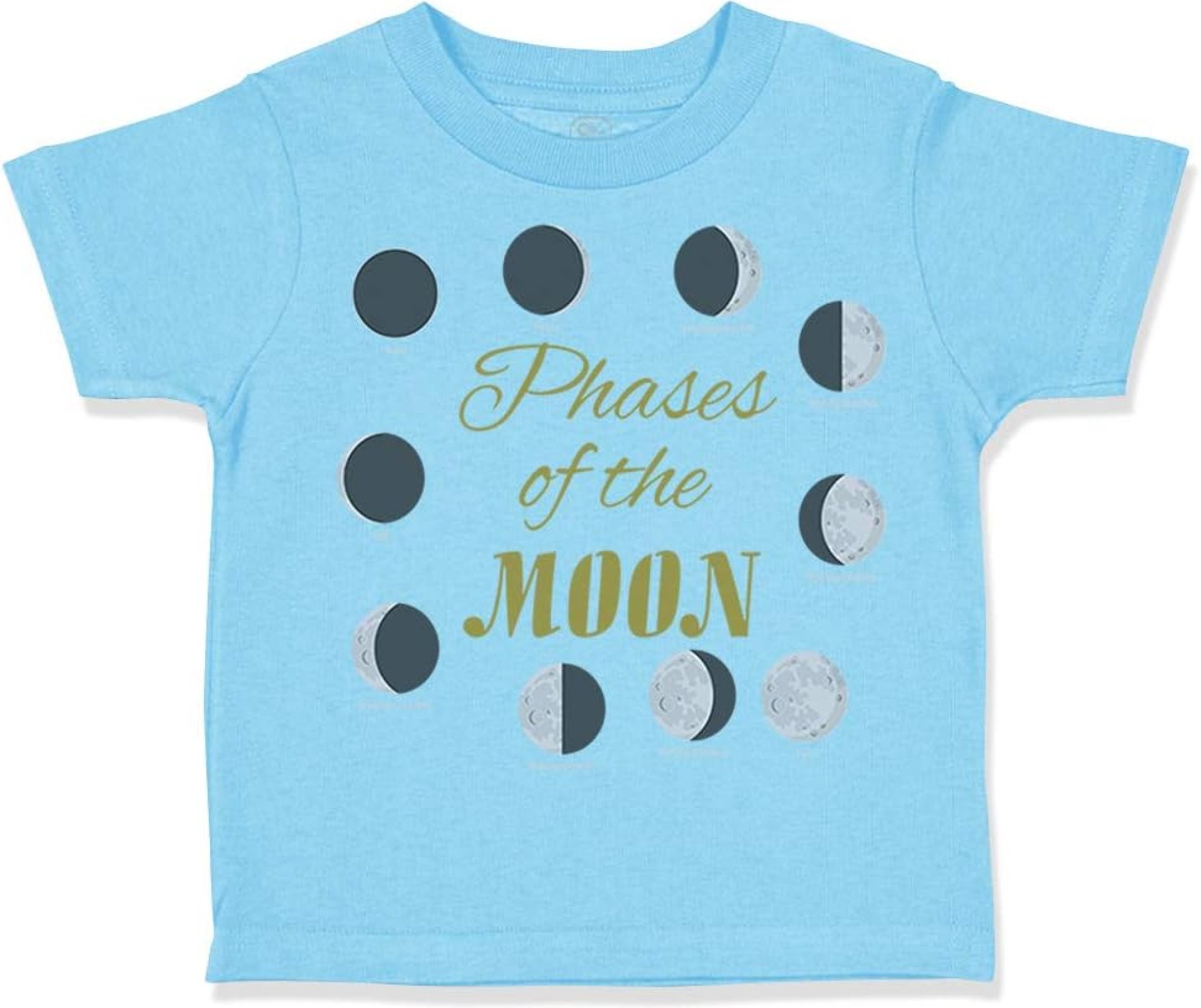 Cute Rascals Toddler T-Shirt Phases of The Moon Planets Space Best Planets & Space Clothes Cute Rascals Toddler T-Shirt Phases of The Moon Planets Space Best Planets & Space Clothes