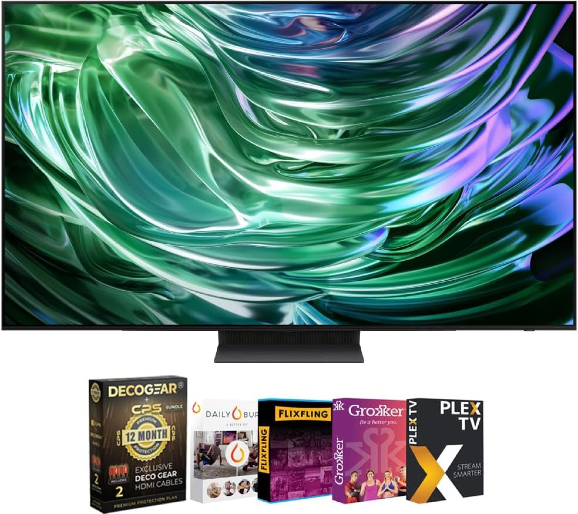 SAMSUNG QN48S90DA 48 Inch OLED 4K Smart TV (2024) Bundle with and Movie Streaming and Deco Gear 2X 4K HDMI 2.0 Cable & CPS Exclusive 12 Month Protection Pack Bundle (BEACH-CPS-261500) SAMSUNG QN48S90DA 48 Inch OLED 4K Smart TV (2024) Bundle with and Movie Streaming and Deco Gear 2X 4K HDMI 2.0 Cable & CPS Exclusive 12 Month Protection Pack Bundle (BEACH-CPS-261500)