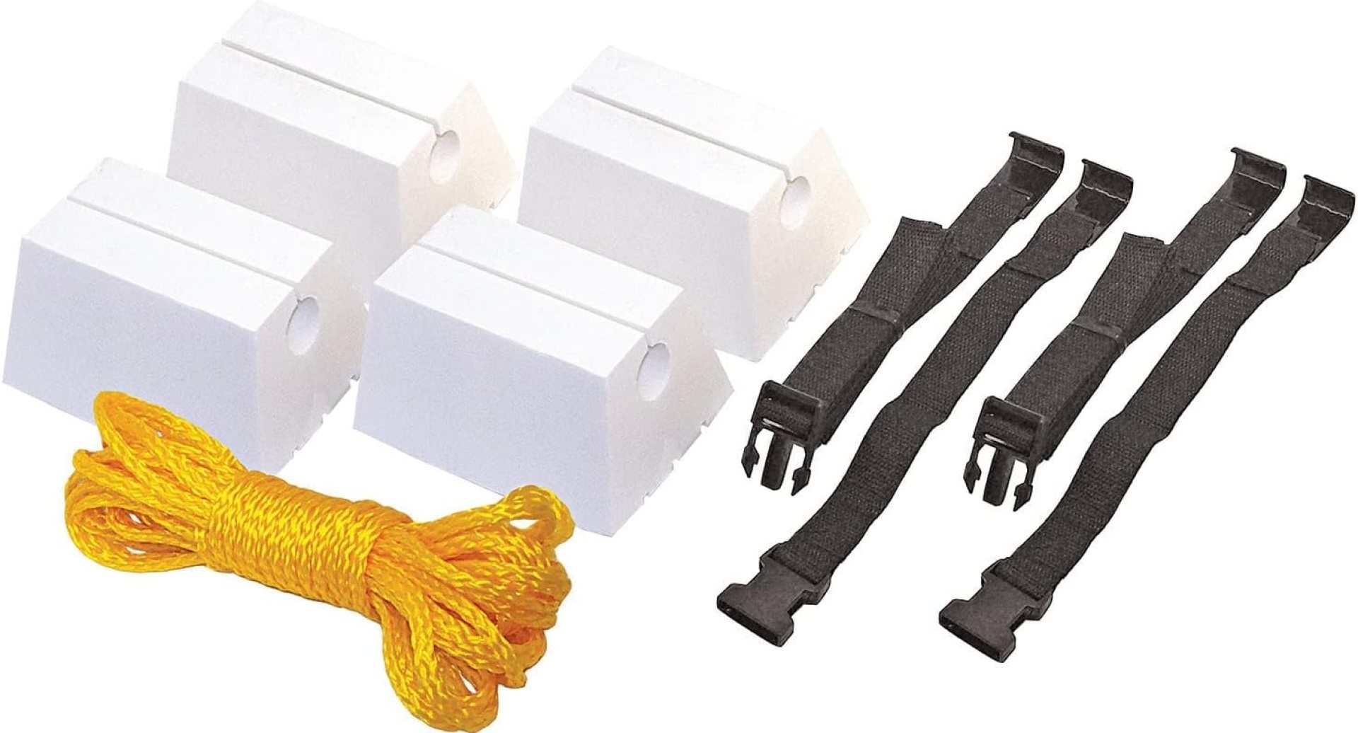 PROPEL PADDLE GEAR BY SHORELINE MARINE Canoe Carrier with Straps | 4 Foam Blocks, 2 Adjustable Buckle Straps, Mesh Storage Bag | 40ft Rope | Universal Design PROPEL PADDLE GEAR BY SHORELINE MARINE Canoe Carrier with Straps | 4 Foam Blocks, 2 Adjustable Buckle Straps, Mesh Storage Bag | 40ft Rope | Universal Design