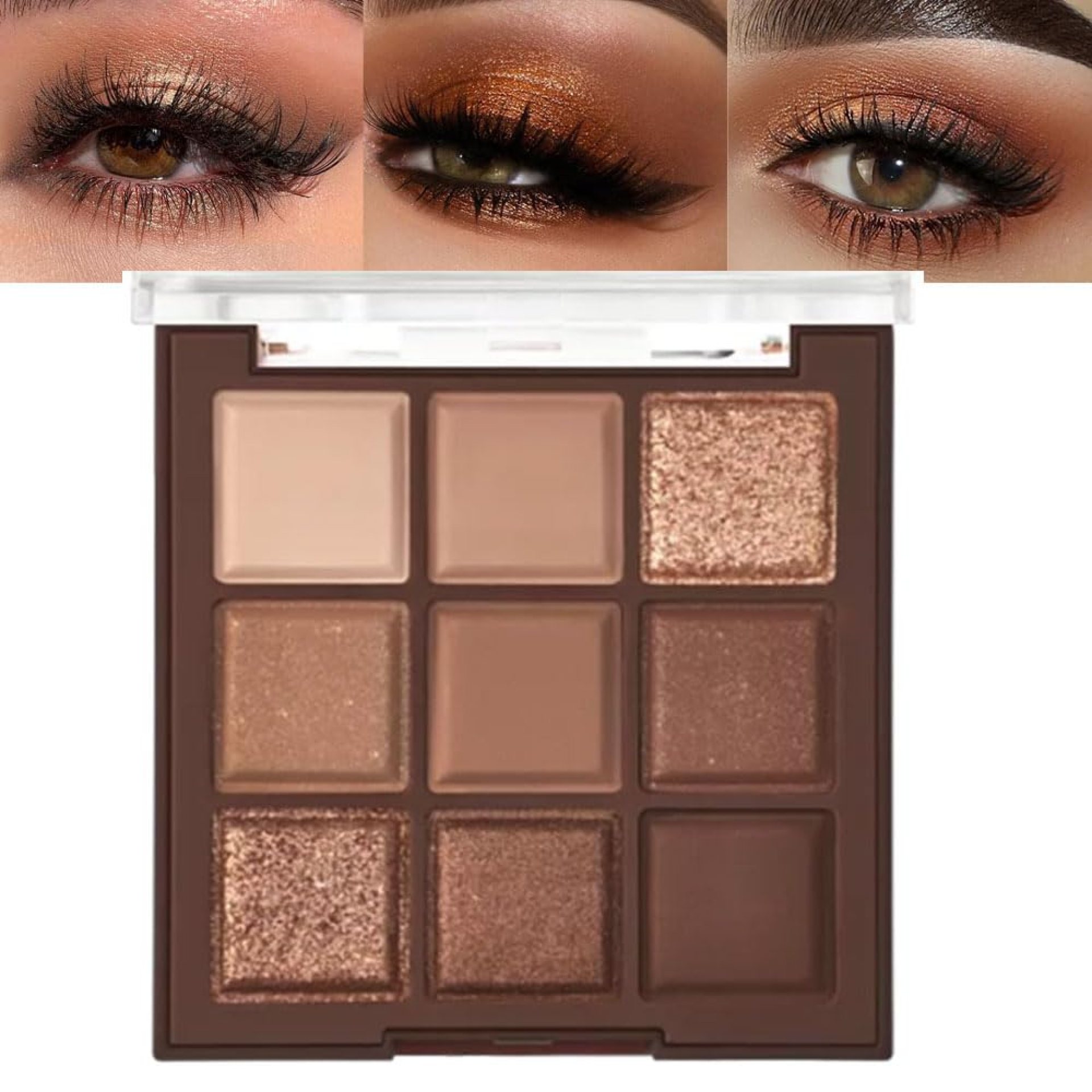 Neutral Nude Brown Eye Shadow Palette,Rose Gold Dark Brown Bronze Naked Cream Eyeshadow Palette Makeup,Highly Pigmented Natural Eyeshadow Palette for Brown Eyes Long Lasting Naturing-Looking Neutral Nude Brown Eye Shadow Palette,Rose Gold Dark Brown Bronze Naked Cream Eyeshadow Palette Makeup,Highly Pigmented Natural Eyeshadow Palette for Brown Eyes Long Lasting Naturing-Looking