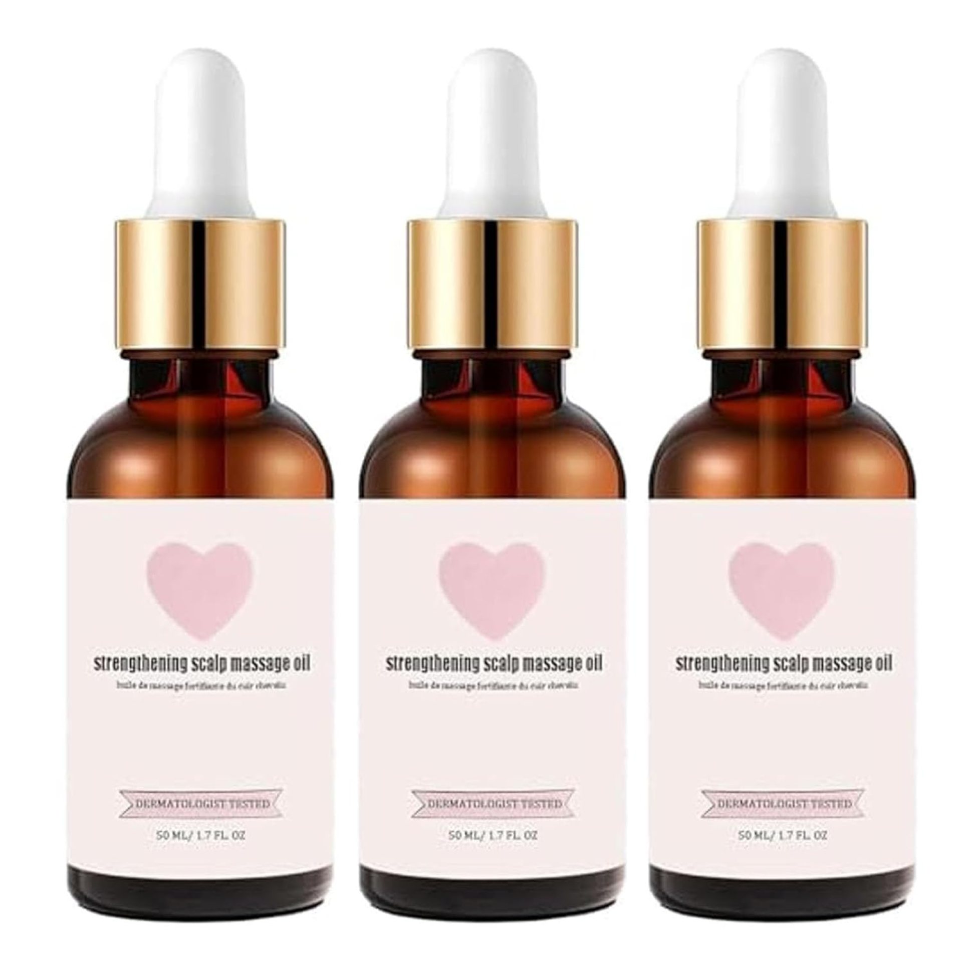 Golab Beauty Strengthening Scalp Massage Oil, Hair Growth Oil for Women, Nourishing & Volumizing 50ml/1.7oz (3pcs) Golab Beauty Strengthening Scalp Massage Oil, Hair Growth Oil for Women, Nourishing & Volumizing 50ml/1.7oz (3pcs)