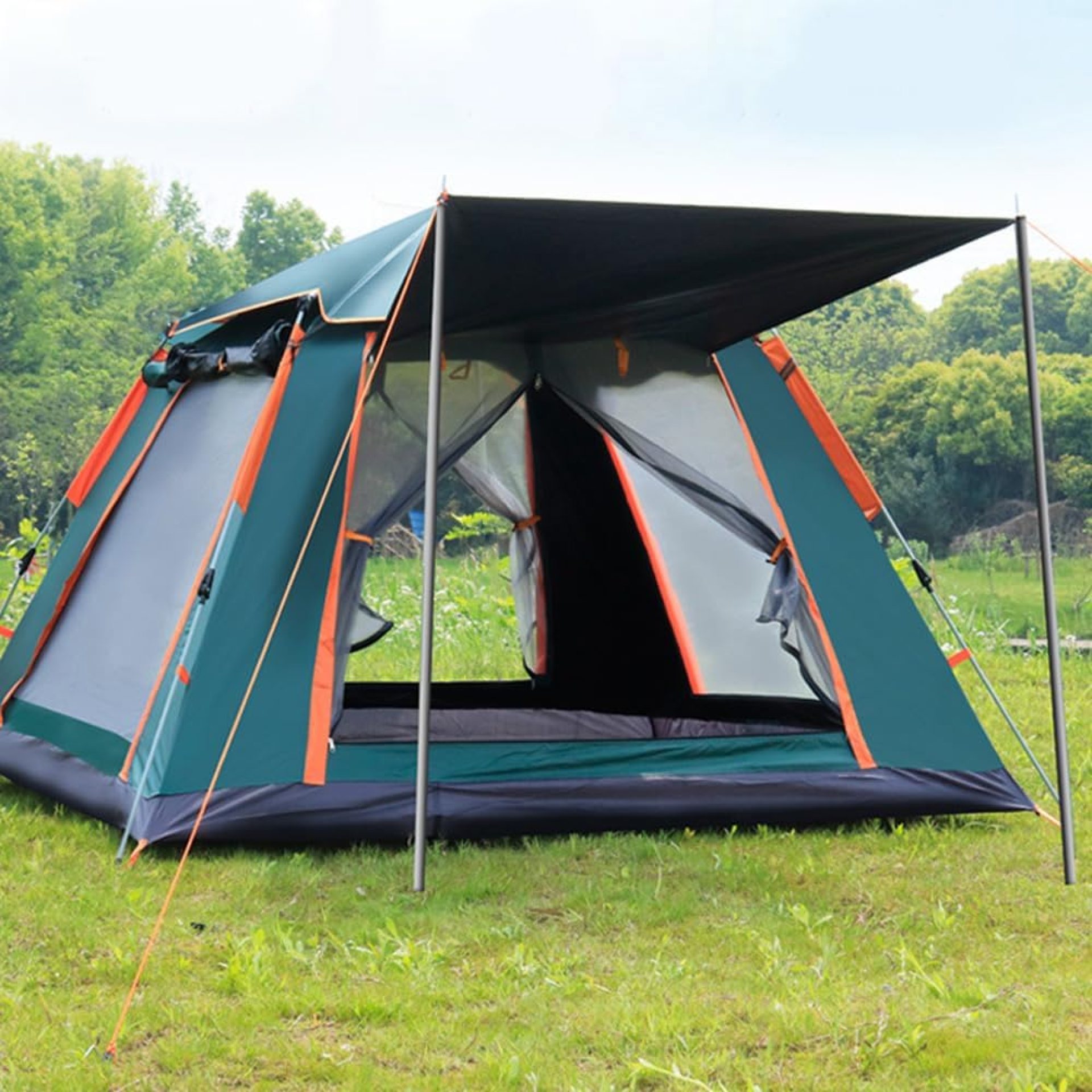 axGear Camping Tent Popup Tent Water Resistant Windproof Dome Hiking Tent 5 People Family Easy Setup axGear Camping Tent Popup Tent Water Resistant Windproof Dome Hiking Tent 5 People Family Easy Setup