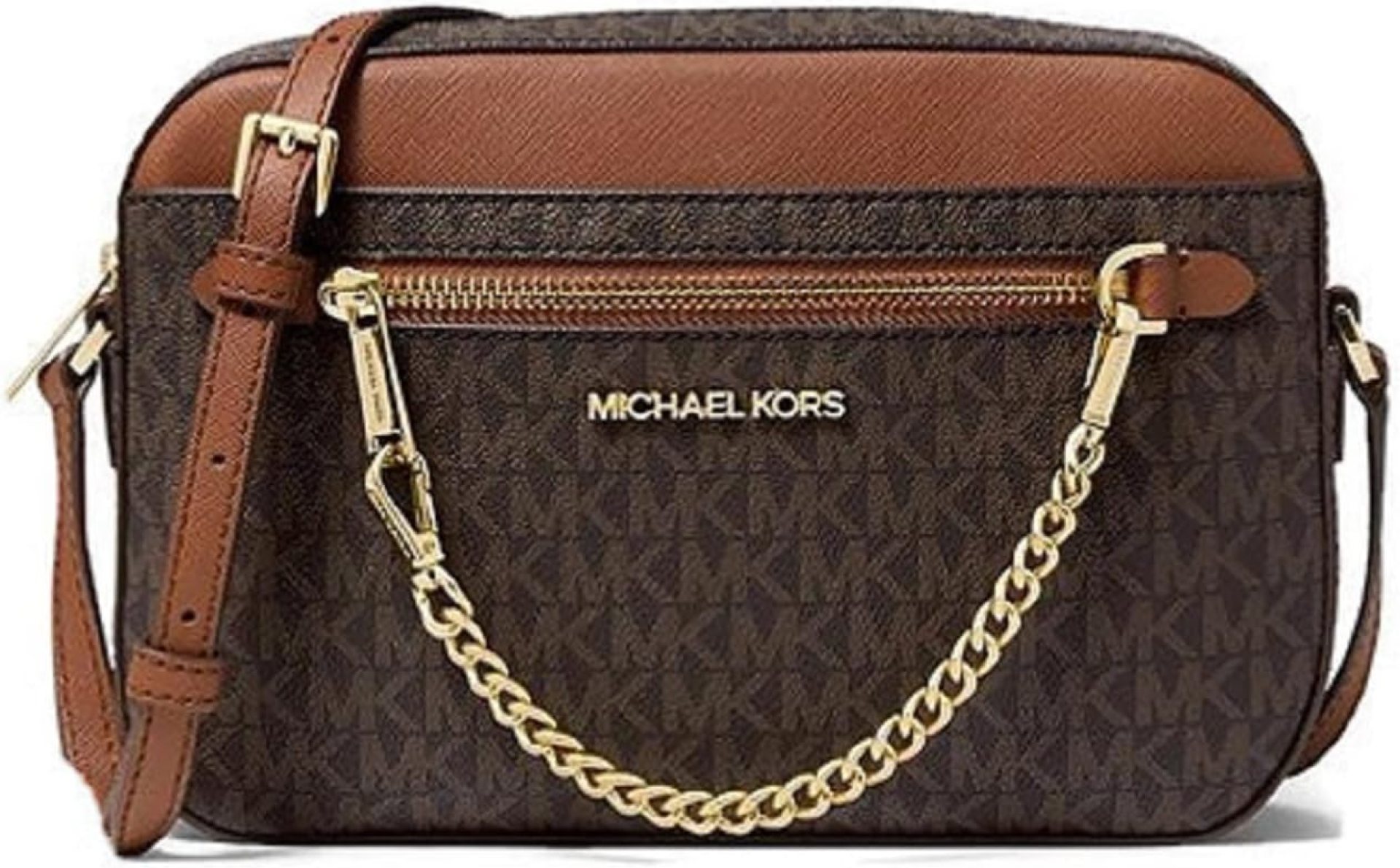Michael Kors East West Chain, Brown Michael Kors East West Chain, Brown