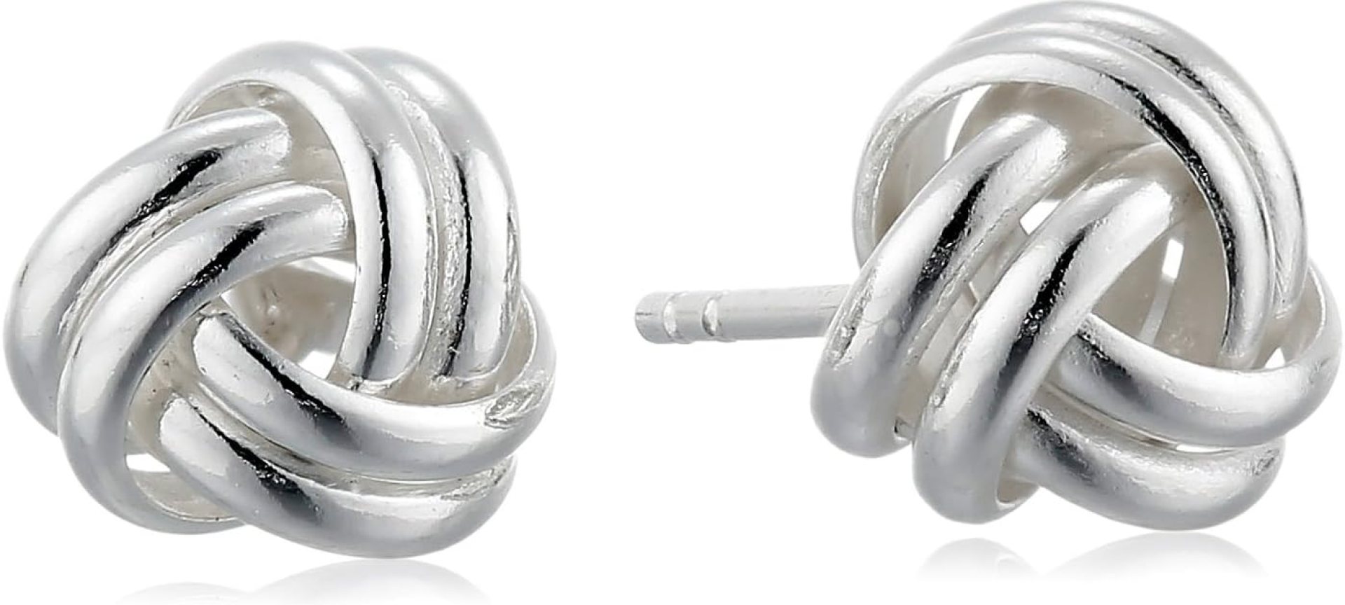 Amazon Essentials Sterling Silver or Gold Plated Thick Love Knot Post Earrings, (previously Amazon Collection) Amazon Essentials Sterling Silver or Gold Plated Thick Love Knot Post Earrings, (previously Amazon Collection)