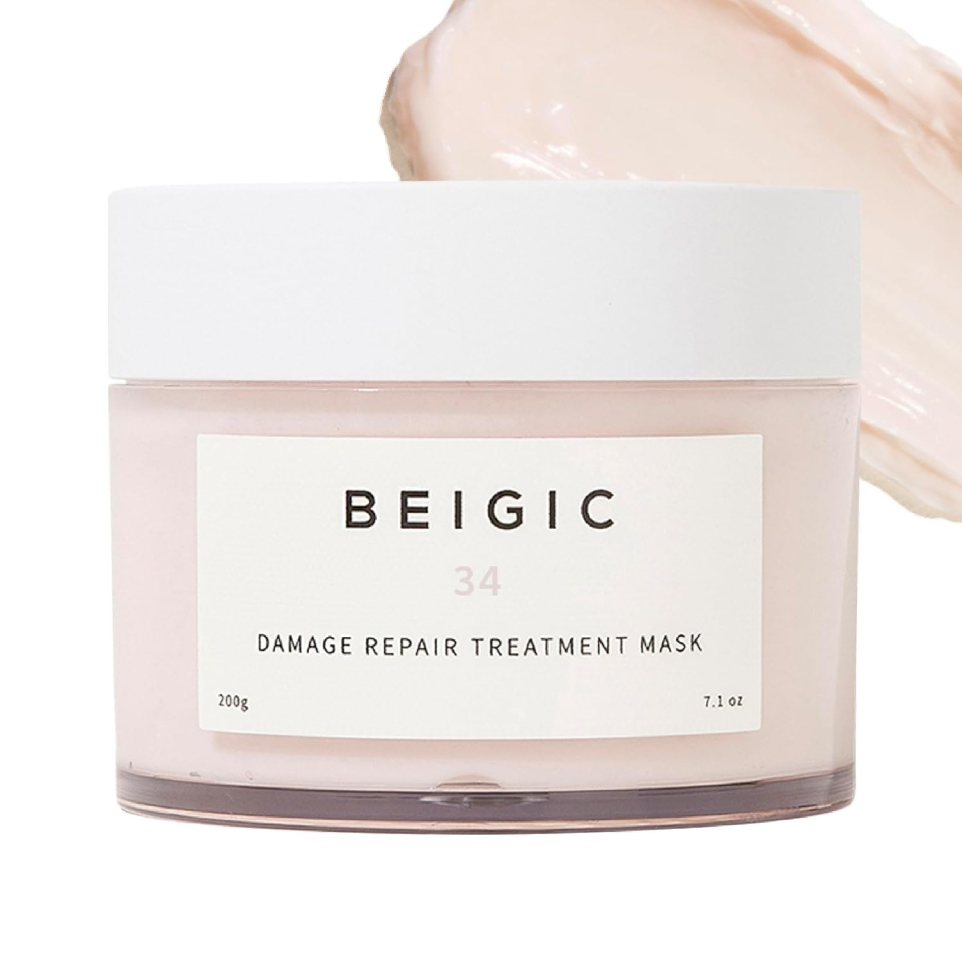 BEIGIC Damage Repair Treatment Mask – Vegan Korean Hydrating Deep Conditioning Hair Mask for Dry, Damaged, Thinning, Frizzy Hair w/Argan Oil & Vitamin E – Silicone Free Hair Care (7.1 fl oz) BEIGIC Damage Repair Treatment Mask – Vegan Korean Hydrating Deep Conditioning Hair Mask for Dry, Damaged, Thinning, Frizzy Hair w/Argan Oil & Vitamin E – Silicone Free Hair Care (7.1 fl oz)