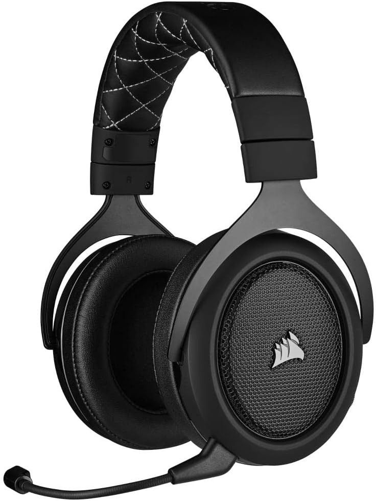 Corsair HS70 Pro Wireless Gaming Headset – 7.1 Surround Sound Headphones for PC, MacOS, PS5, PS4 – Discord Certified – 50mm Drivers – Carbon,Black Corsair HS70 Pro Wireless Gaming Headset – 7.1 Surround Sound Headphones for PC, MacOS, PS5, PS4 – Discord Certified – 50mm Drivers – Carbon,Black