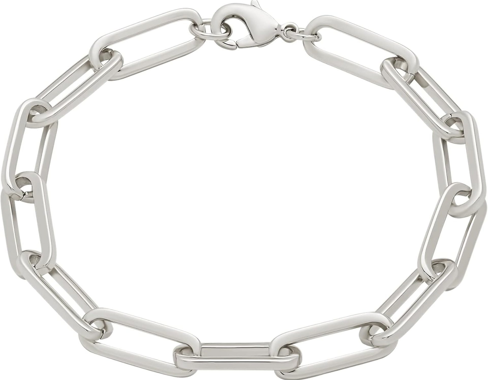 Amazon Essentials 14k Gold Plated or Silver Plated Chunky Chain Link Bracelet 7.5″ Amazon Essentials 14k Gold Plated or Silver Plated Chunky Chain Link Bracelet 7.5″
