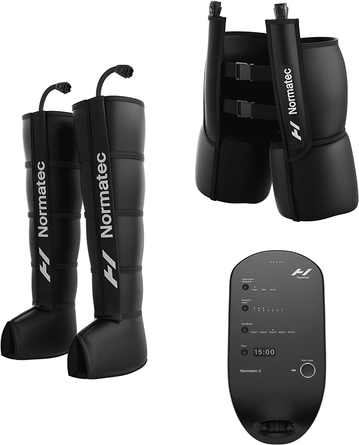 Hyperice Normatec 3 – Recovery System with Patented Dynamic Compression Massage Technology (Normatec 3 Lower Body (Standard Size Legs + HIPS) FSA-HSA Approved Hyperice Normatec 3 – Recovery System with Patented Dynamic Compression Massage Technology (Normatec 3 Lower Body (Standard Size Legs + HIPS) FSA-HSA Approved