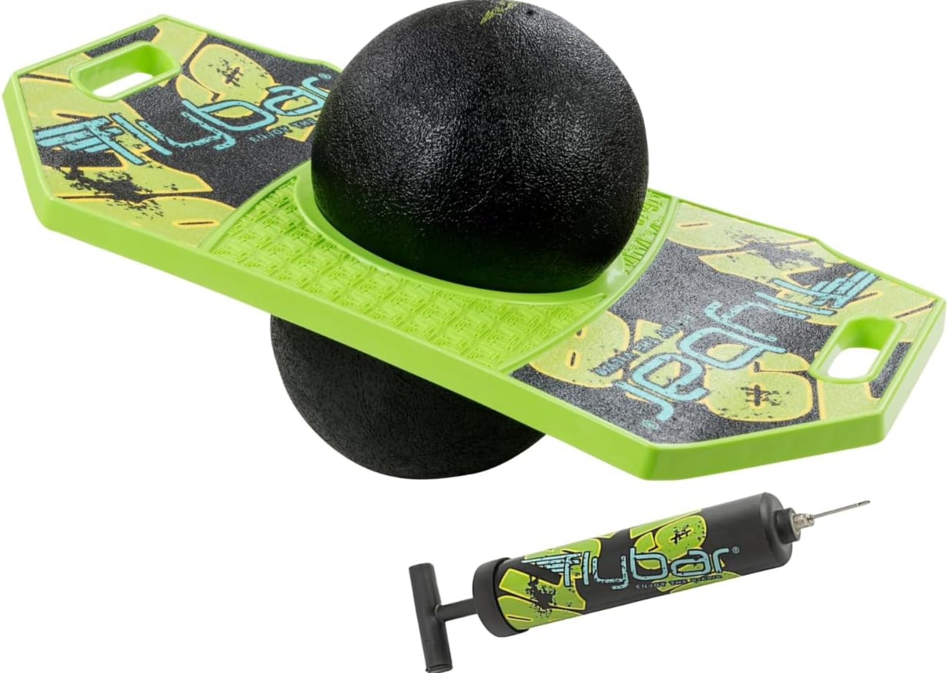 Flybar Pogo Trick Ball for Kids, Bounce Board for Boys and Girls Ages 6+, Up to 160 lbs, Includes Pump, Easy to Carry Handle, Durable Plastic Deck Indoor, Outdoor Toy Pogo Jumper, Flybar Pogo Trick Ball for Kids, Bounce Board for Boys and Girls Ages 6+, Up to 160 lbs, Includes Pump, Easy to Carry Handle, Durable Plastic Deck Indoor, Outdoor Toy Pogo Jumper,