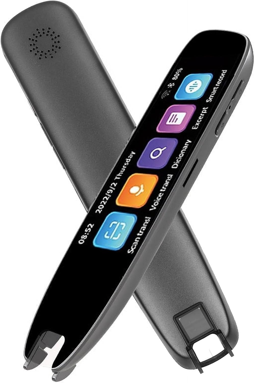 Upgrade Translation Scanning Pen, Text to Speech Device for Dyslexia, Real-time Multifunctional Pen Scanner with LCD Touchscreen, Support 12 Languages Offline Scanning Translation (Black) Upgrade Translation Scanning Pen, Text to Speech Device for Dyslexia, Real-time Multifunctional Pen Scanner with LCD Touchscreen, Support 12 Languages Offline Scanning Translation (Black)