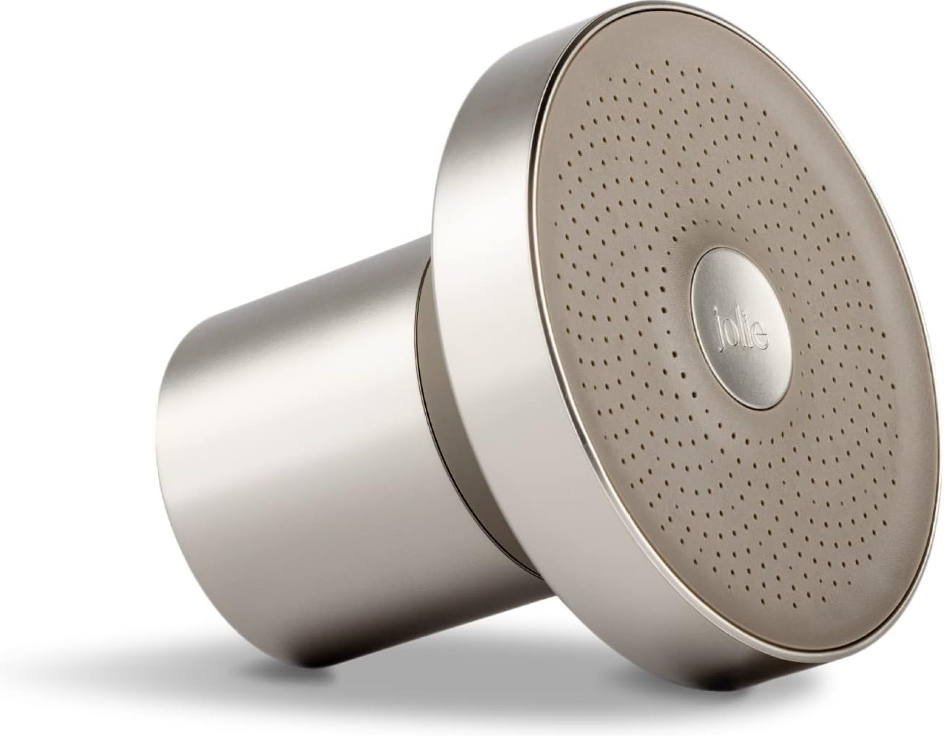 The Jolie Filtered SHOWERHEAD with Shower Water Filter System- High Pressure Showerhead, Hair and Skincare Accessory to Improve Beauty and Personal Care Routine (New Brushed Steel) The Jolie Filtered SHOWERHEAD with Shower Water Filter System- High Pressure Showerhead, Hair and Skincare Accessory to Improve Beauty and Personal Care Routine (New Brushed Steel)