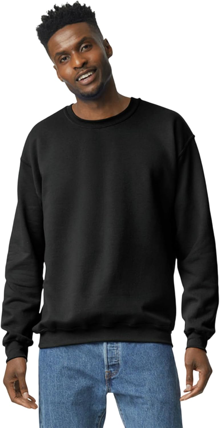 Gildan Unisex Adult Fleece Crewneck Sweatshirt, Style G18000, Multipack Gildan Unisex Adult Fleece Crewneck Sweatshirt, Style G18000, Multipack