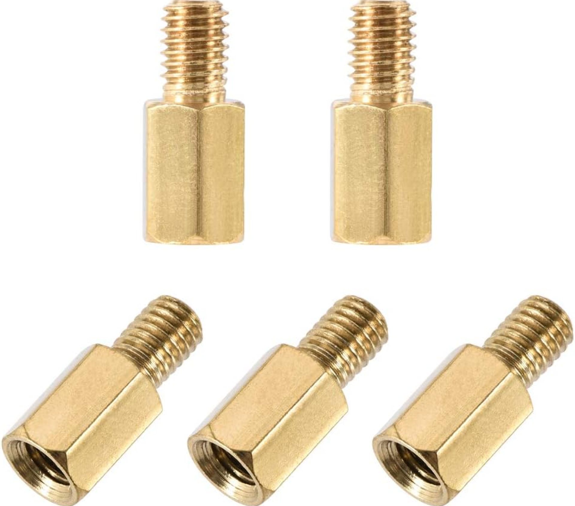 uxcell M5x10mm+7mm Male-Female Brass Hex PCB Motherboard Spacer Standoff for FPV Drone Quadcopter, Computer & Circuit Board 5pcs uxcell M5x10mm+7mm Male-Female Brass Hex PCB Motherboard Spacer Standoff for FPV Drone Quadcopter, Computer & Circuit Board 5pcs