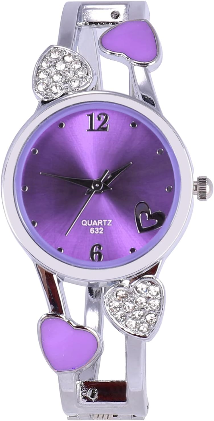 ELEOPTION Women Bangle Watch Bracelet Quartz with Rhinestone Round Dial Stainless Steel Band Cuff Watches with Womens Wrist Watch Box ELEOPTION Women Bangle Watch Bracelet Quartz with Rhinestone Round Dial Stainless Steel Band Cuff Watches with Womens Wrist Watch Box