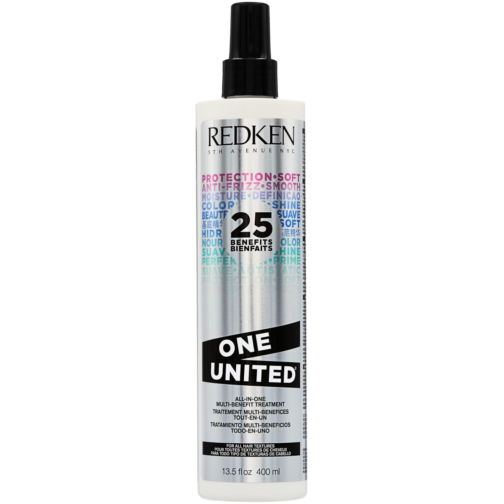 Redken One United All-In-One Leave In Conditioner – Multi-Benefit Treatment For All Hair Types, Heat Protectant Spray, Paraben Free Redken One United All-In-One Leave In Conditioner – Multi-Benefit Treatment For All Hair Types, Heat Protectant Spray, Paraben Free