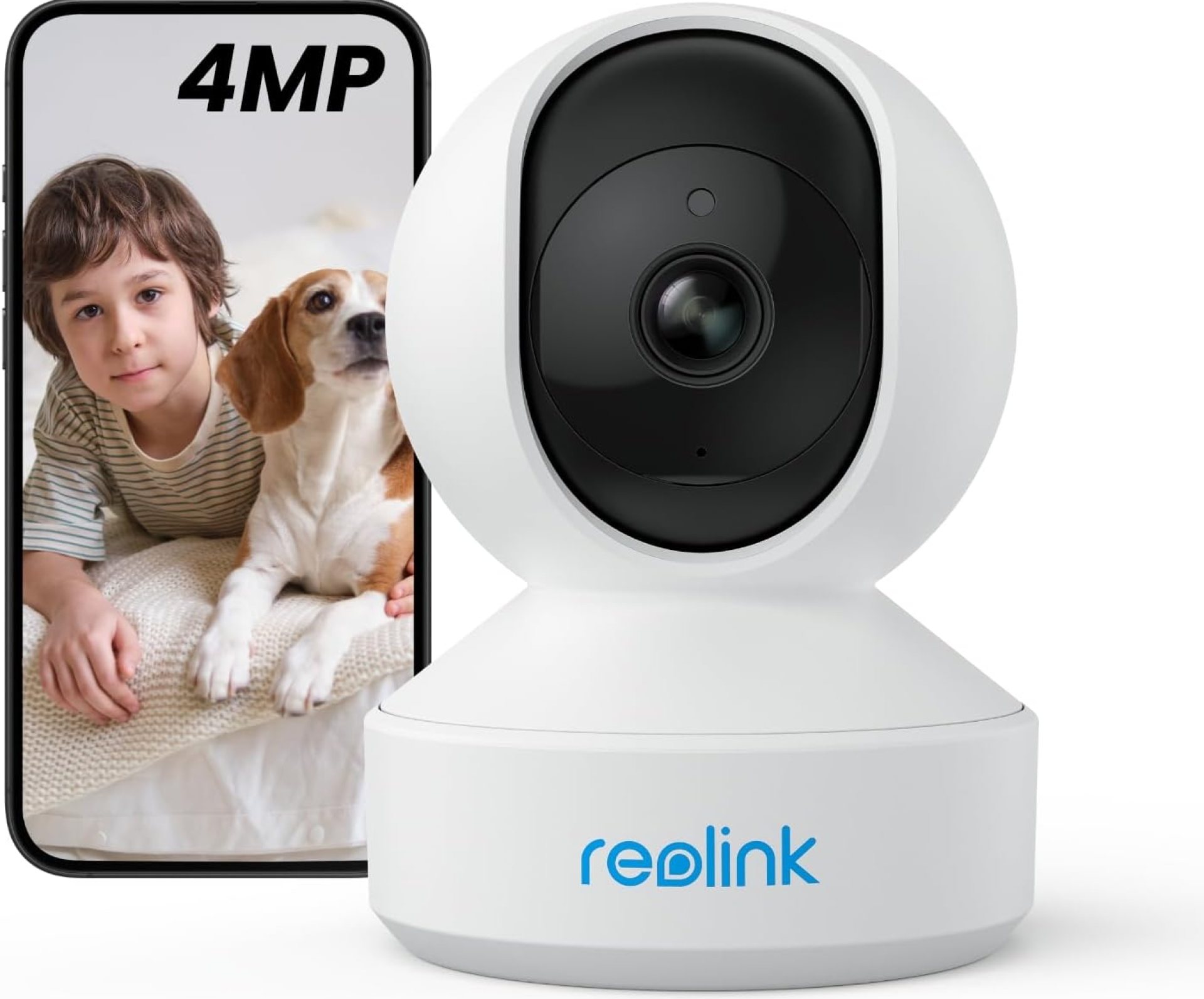 REOLINK E1 Pro Indoor Security Camera, 4MP Plug-in Pet Camera Support 2.4/5 GHz WiFi, 360 Degree Baby/Dog Monitor with Auto Tracking, Person/Pet Detection, Night Vision, 2 Way Audio, Local Storage REOLINK E1 Pro Indoor Security Camera, 4MP Plug-in Pet Camera Support 2.4/5 GHz WiFi, 360 Degree Baby/Dog Monitor with Auto Tracking, Person/Pet Detection, Night Vision, 2 Way Audio, Local Storage