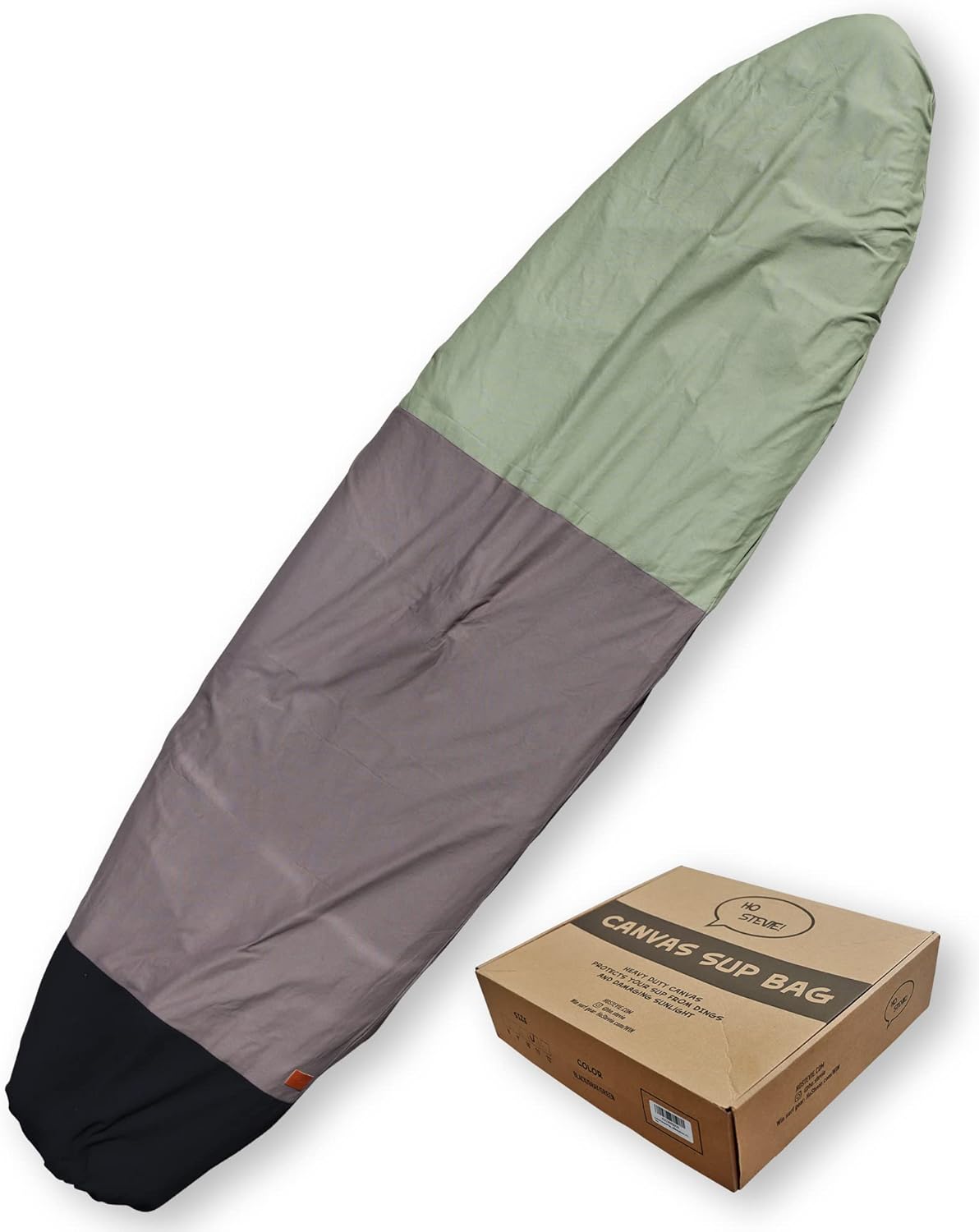 Ho Stevie! Canvas SUP Bag Cover – Prevent Sun Damage – Durable 100% Natural Cotton Canvas Protective Bag for Stand Up Paddle Boards Ho Stevie! Canvas SUP Bag Cover – Prevent Sun Damage – Durable 100% Natural Cotton Canvas Protective Bag for Stand Up Paddle Boards