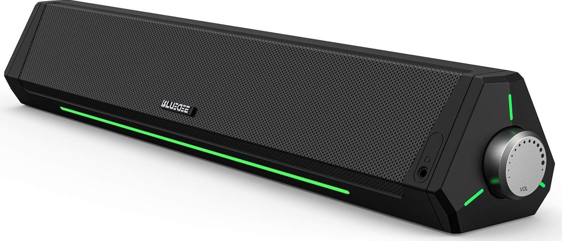 BLUEDEE Computer Speakers, Bluetooth Soundbar, HiFi Stereo, 3.5mm Aux-in Connection, USB Powered Speakers for Desktop Monitor, PC, Laptop, Tablets BLUEDEE Computer Speakers, Bluetooth Soundbar, HiFi Stereo, 3.5mm Aux-in Connection, USB Powered Speakers for Desktop Monitor, PC, Laptop, Tablets
