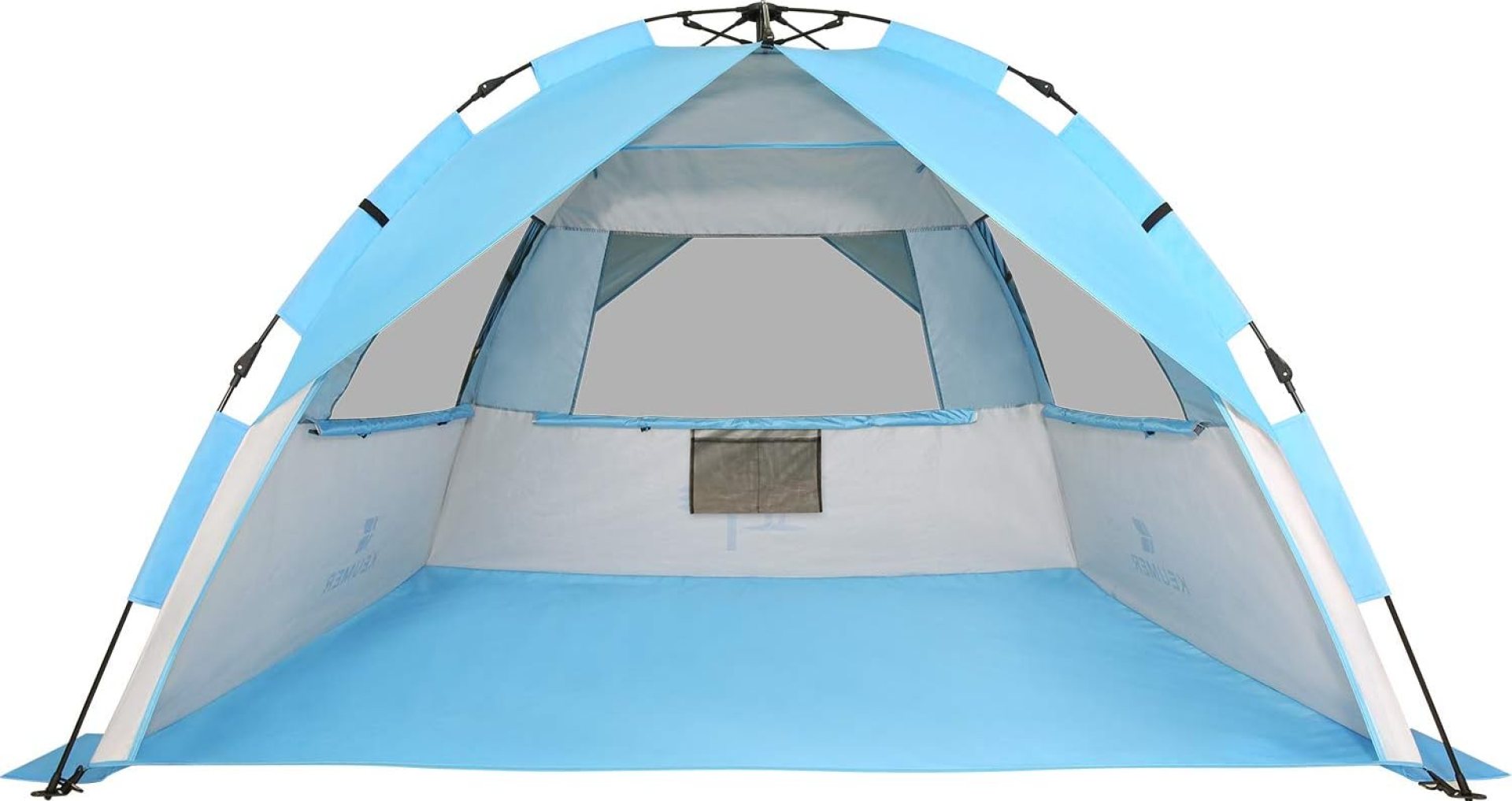 G4Free Deluxe XL Pop Up Beach Tent, 3-4 Persons Easy Setup Sun Shelter Canopy with UPF 50+ UV Protection Extral Wide 70.9 in G4Free Deluxe XL Pop Up Beach Tent, 3-4 Persons Easy Setup Sun Shelter Canopy with UPF 50+ UV Protection Extral Wide 70.9 in