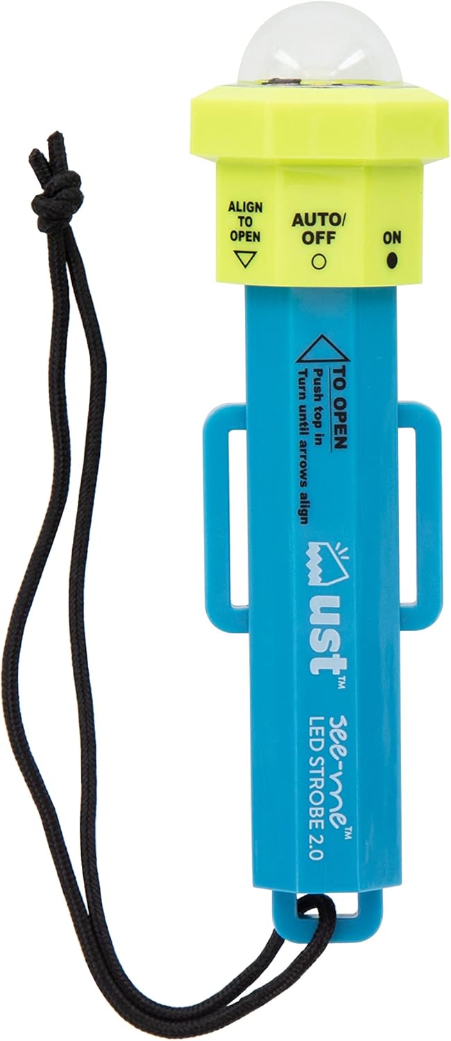 ustSee-Me 2.0 Water Activated 45 Lumen Strobe LED Light with Waterproof IPX7 Tested Build for Emergency, Camping, Hiking and Outdoor Survival ustSee-Me 2.0 Water Activated 45 Lumen Strobe LED Light with Waterproof IPX7 Tested Build for Emergency, Camping, Hiking and Outdoor Survival
