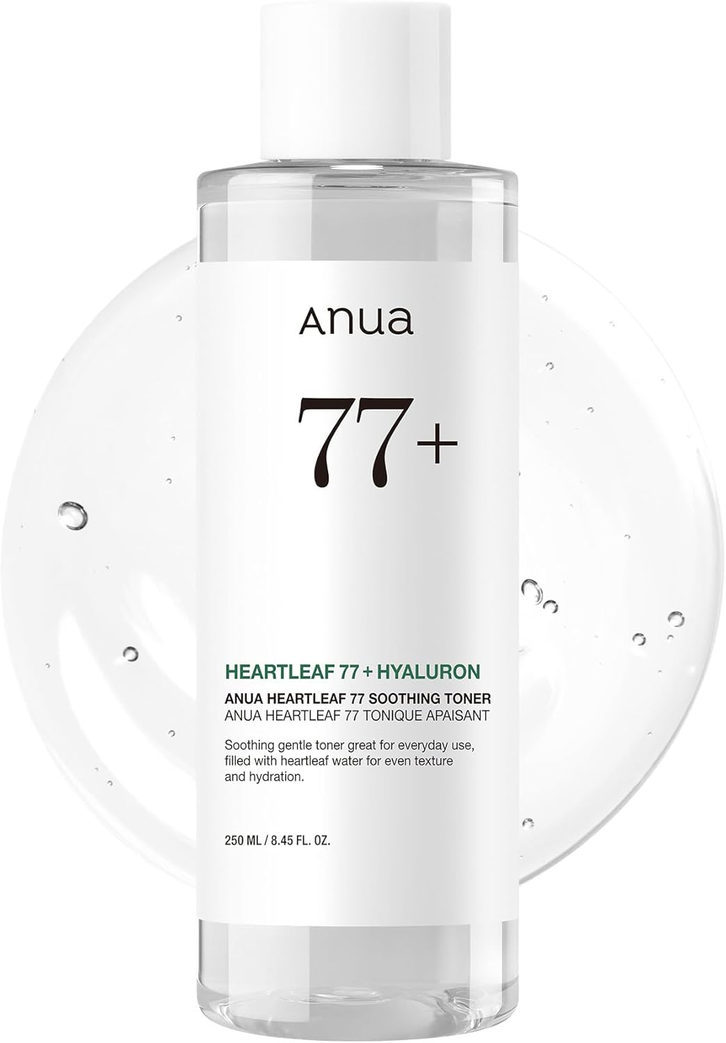 Anua Heartleaf 77 Soothing Toner I pH 5.5 Trouble Care, Calming Skin, Refreshing, Hydrating, Purifying, Cruelty Free, Vegan,(250ml / 8.45 fl.oz.) Anua Heartleaf 77 Soothing Toner I pH 5.5 Trouble Care, Calming Skin, Refreshing, Hydrating, Purifying, Cruelty Free, Vegan,(250ml / 8.45 fl.oz.)